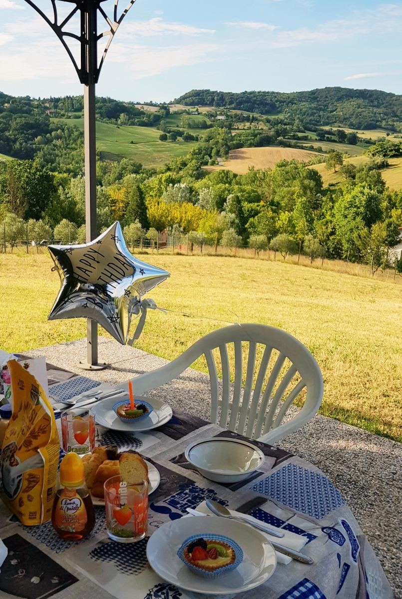 Birthday surprise for breakfast!