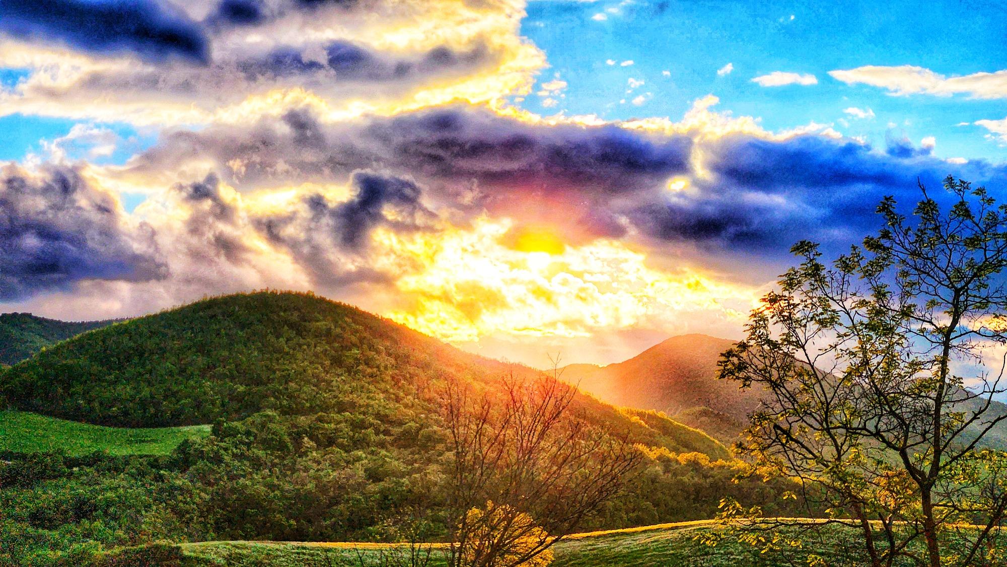 Spettacolare tramonto