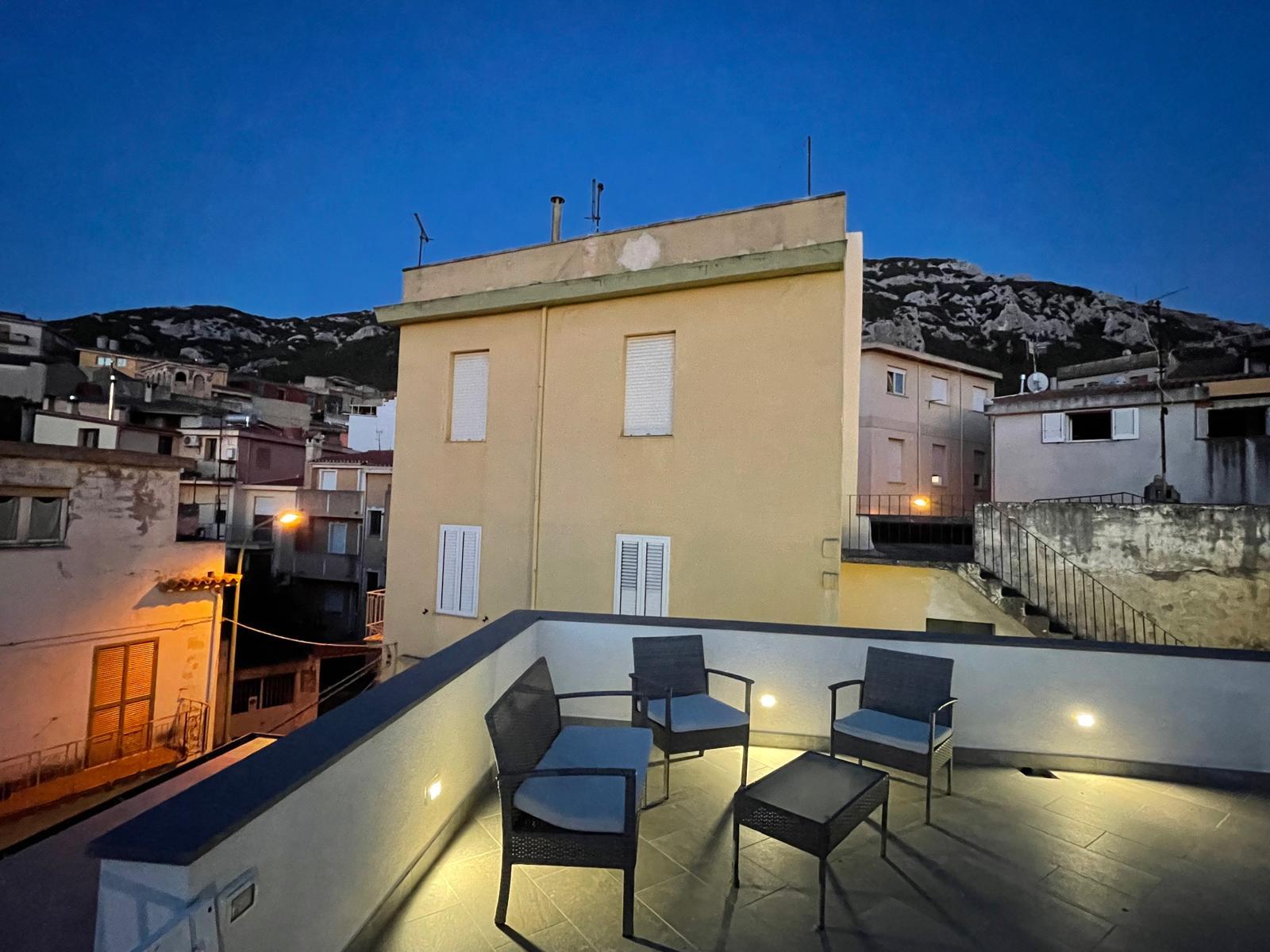 Vista terrazza comune ultimo piano