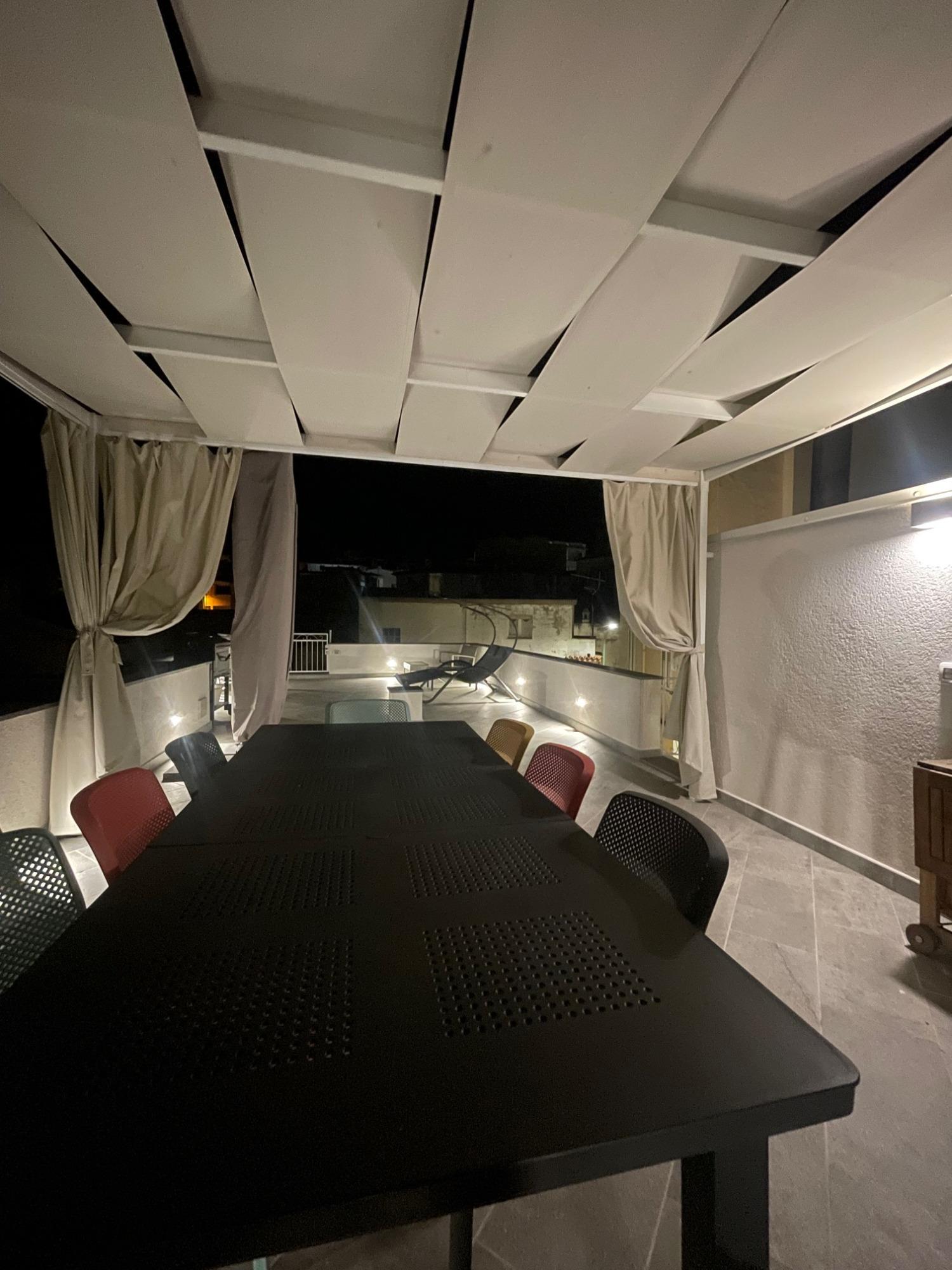 Gazebo terrazza comune ultimo piano