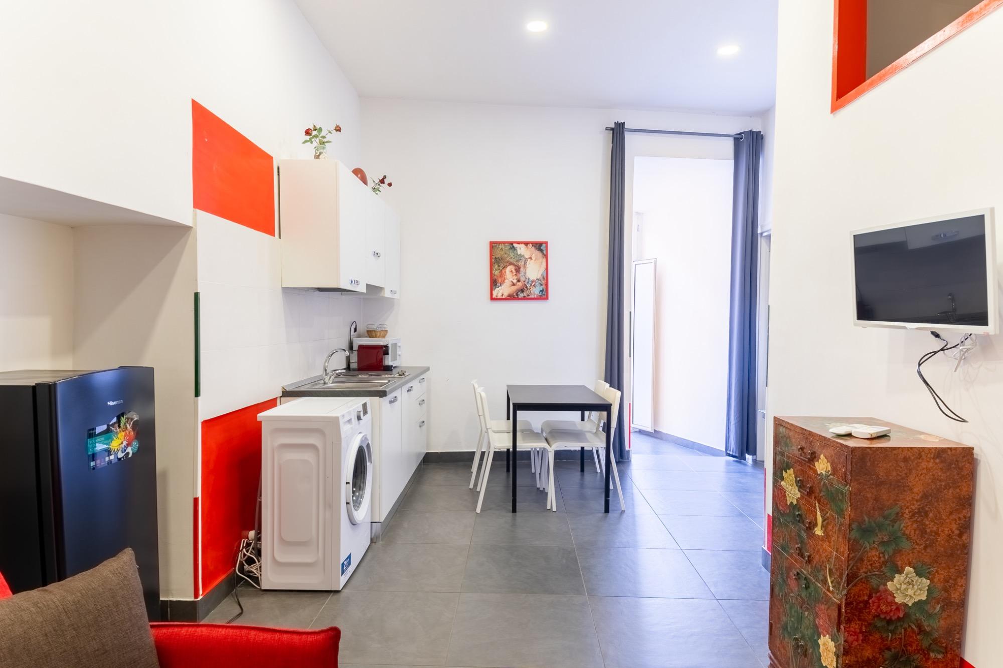 Appartamento N.4 - Zona giorno e cucina