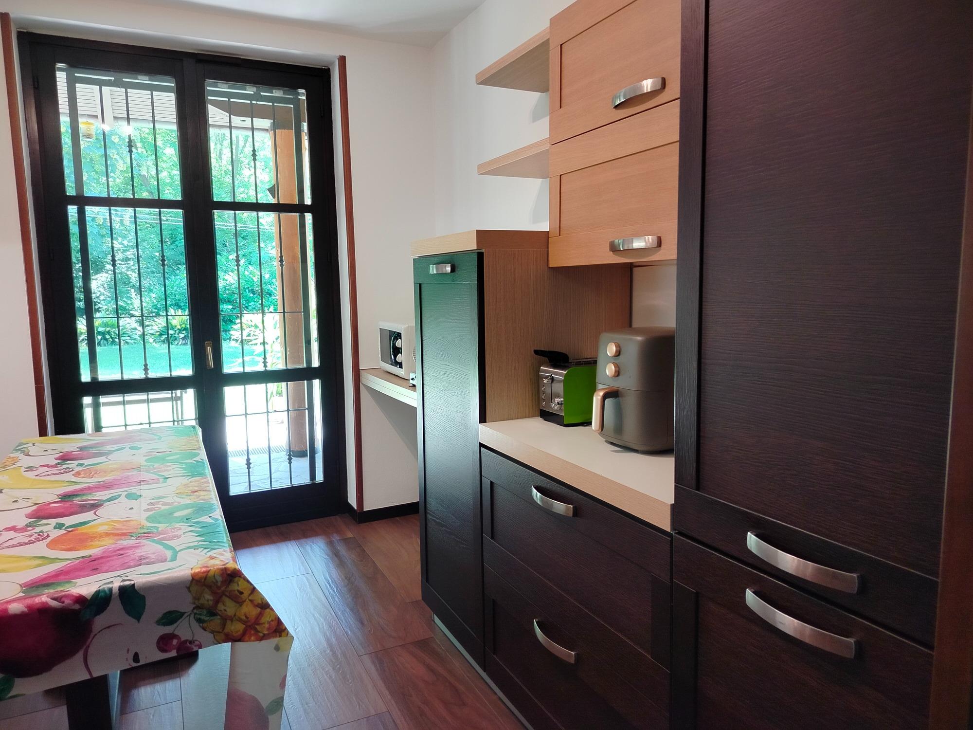 cucina riservata agli ospiti per prepararsi la colazione