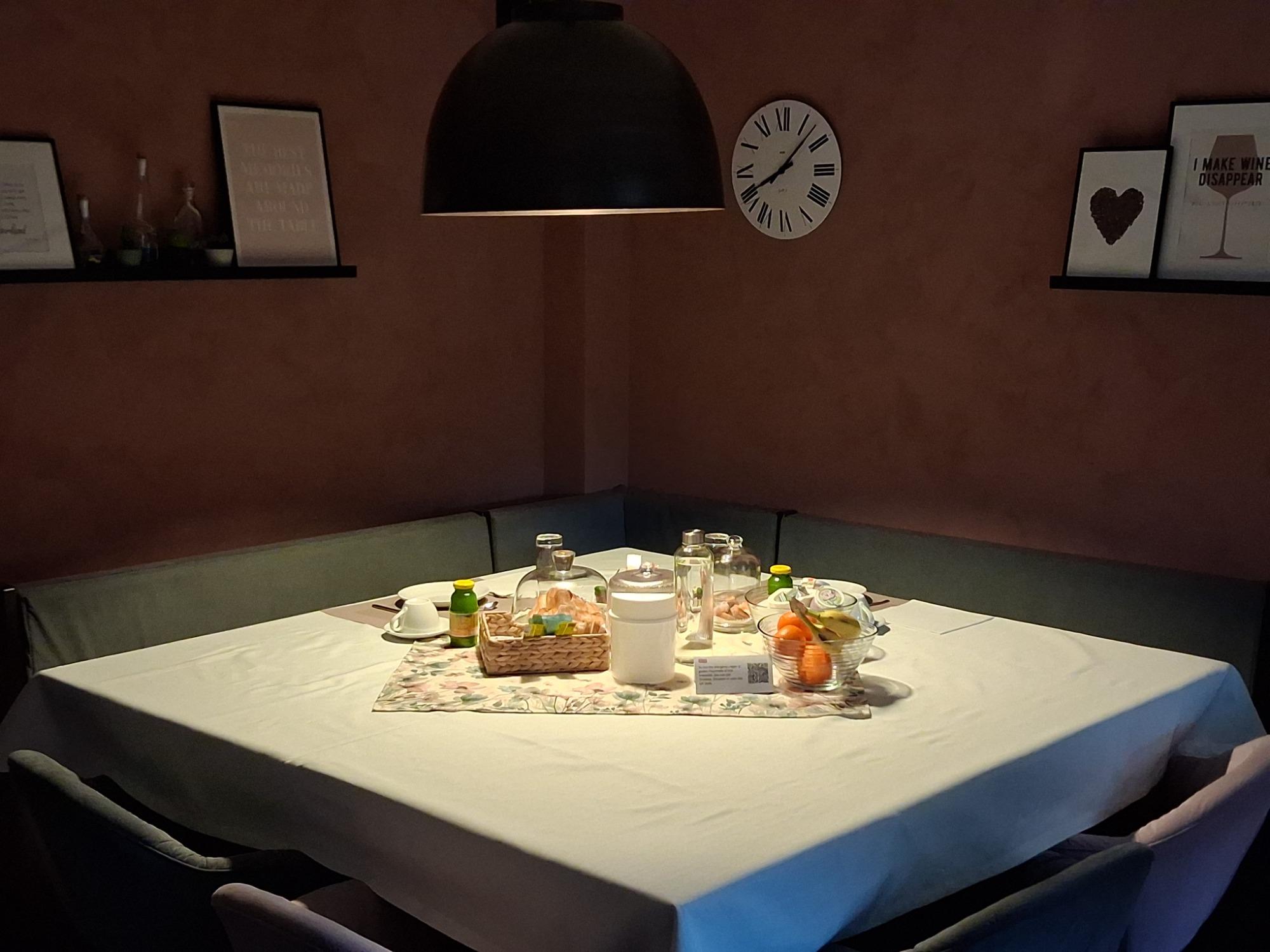 Sala colazioni invernale