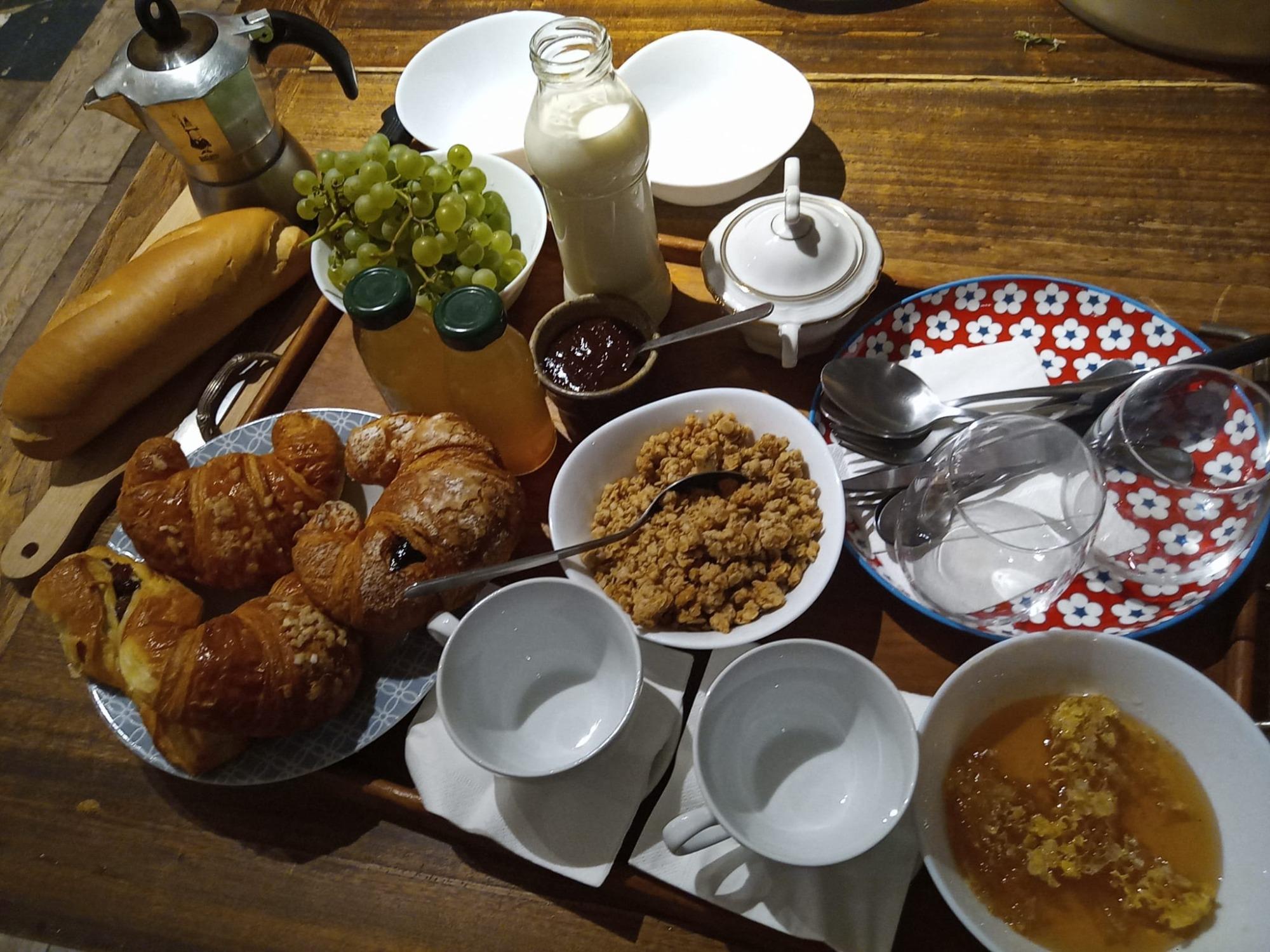 La colazione di B&B CASA DEI CUORI