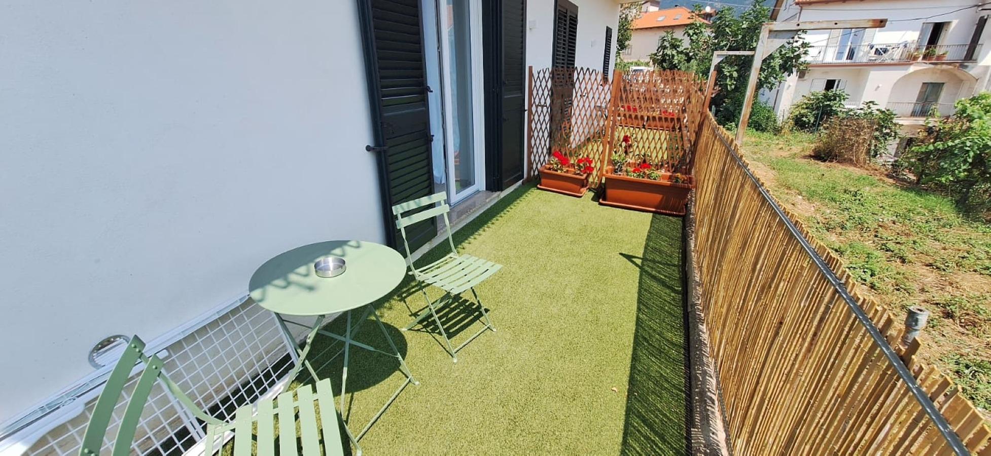 Private outdoor area of the room