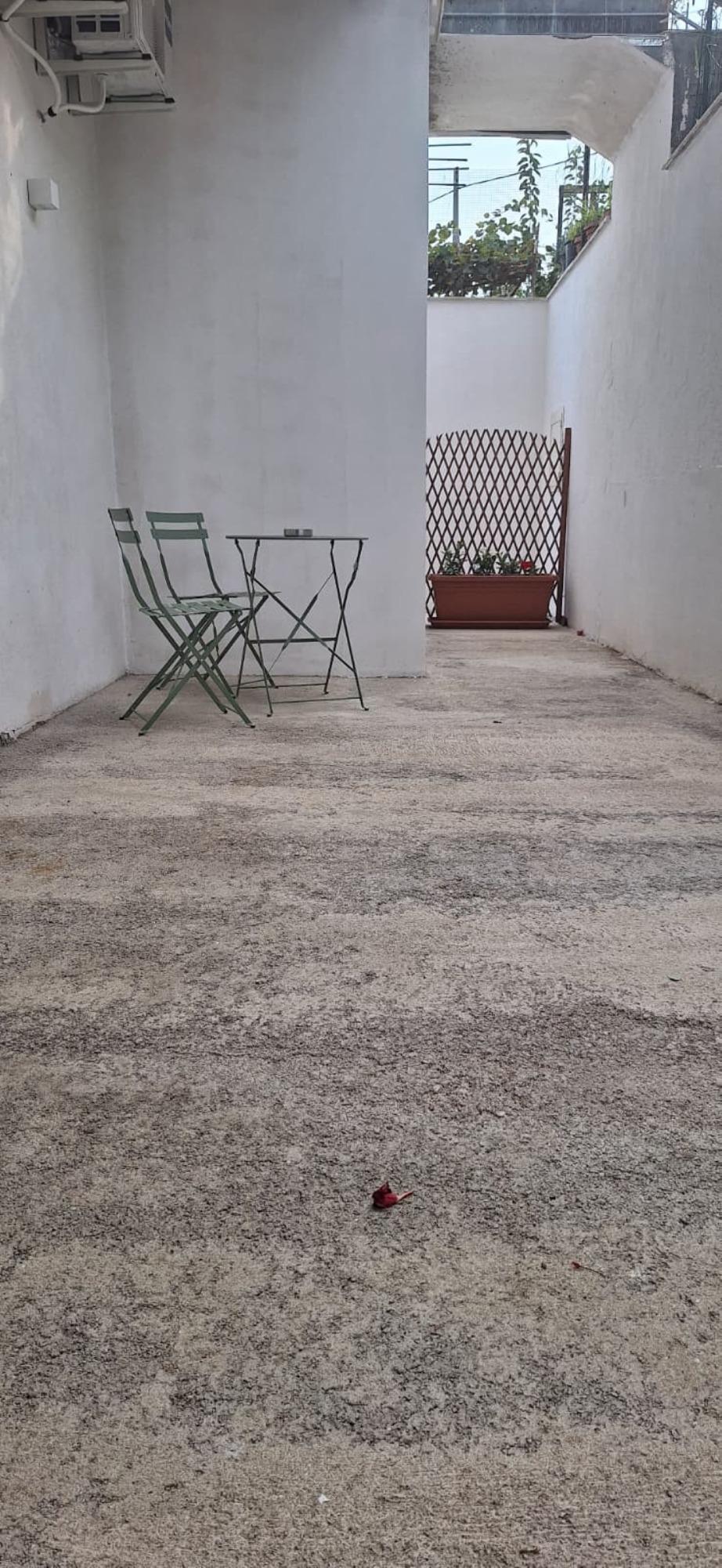 Private outdoor area of the room