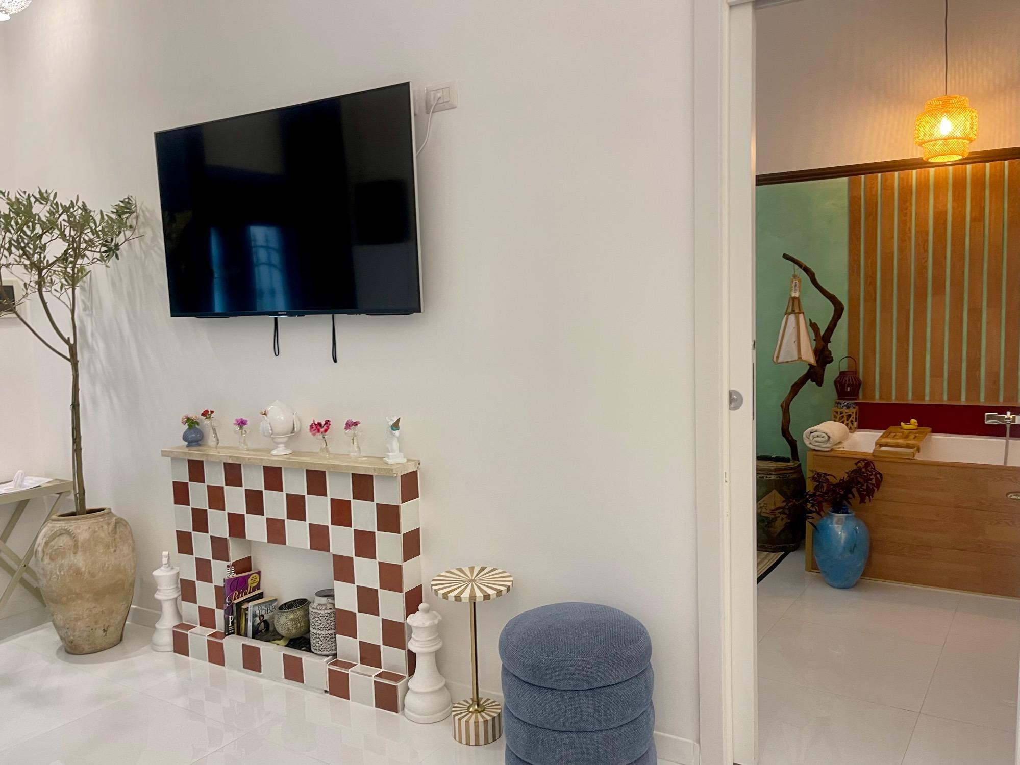 Vista Jacuzzi dal salotto