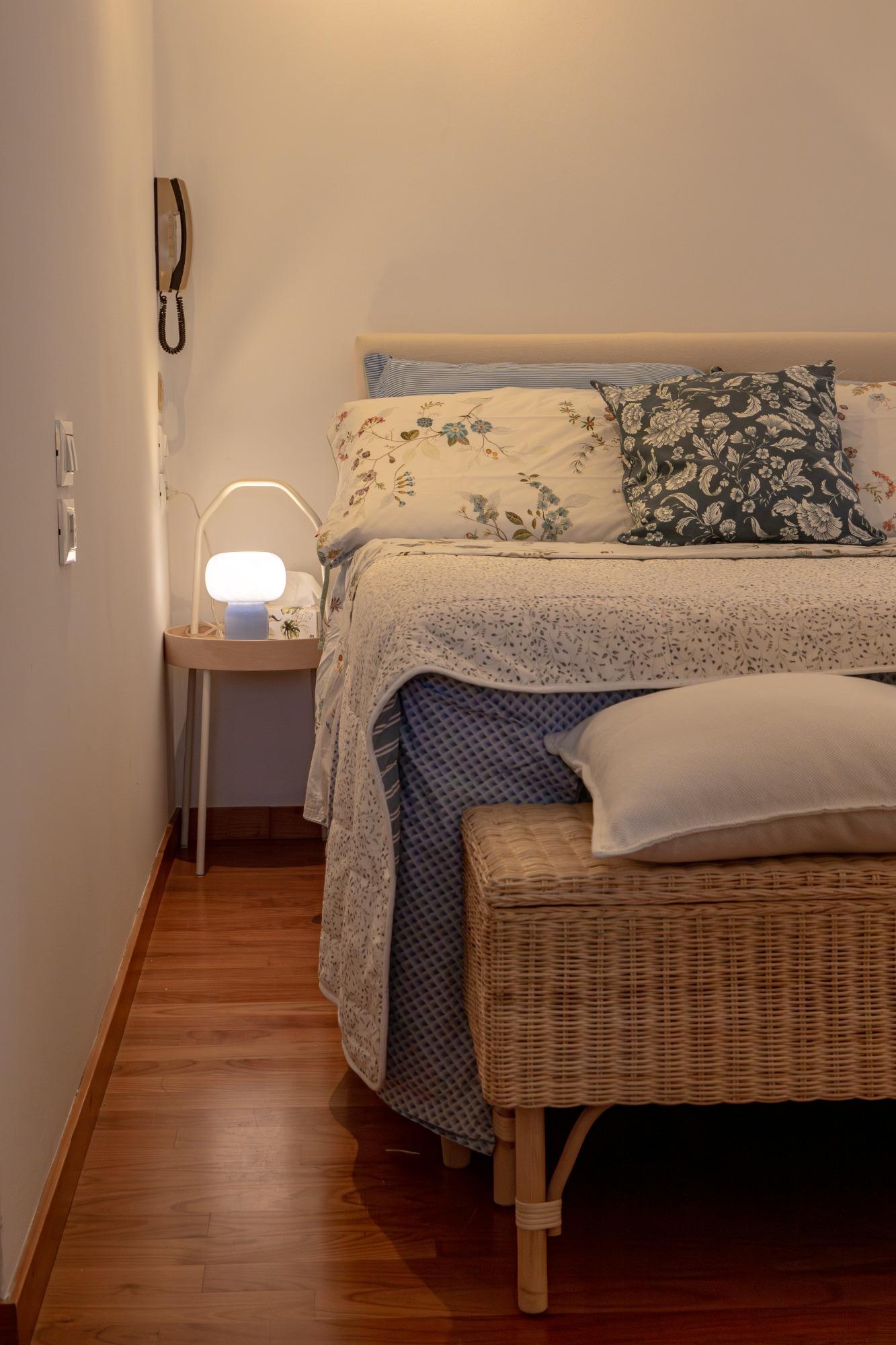 Scorcio di camera da letto