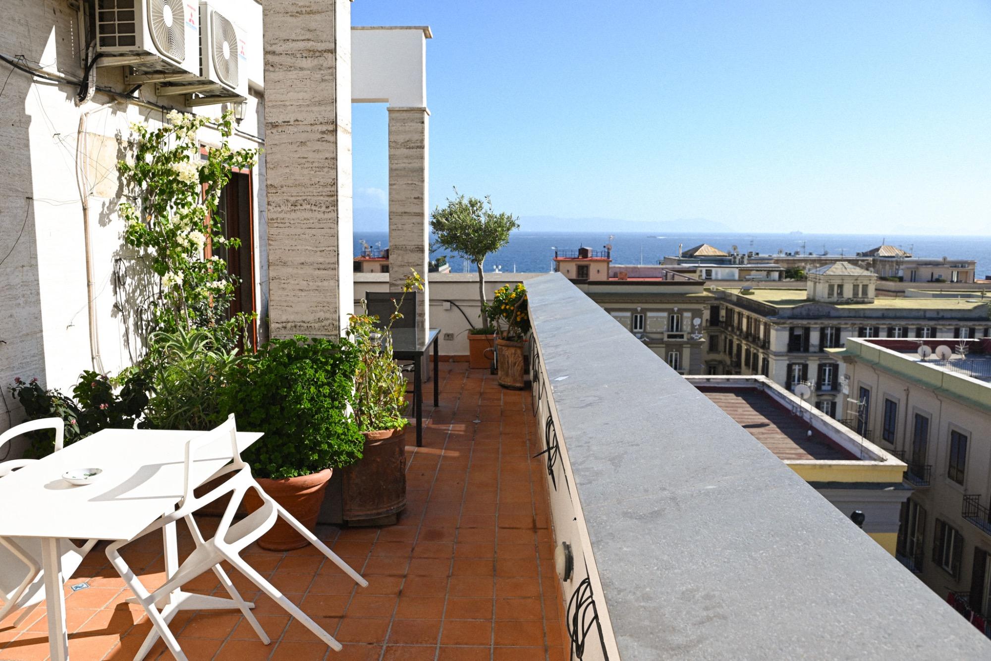 terrazzo della doppia vista mare