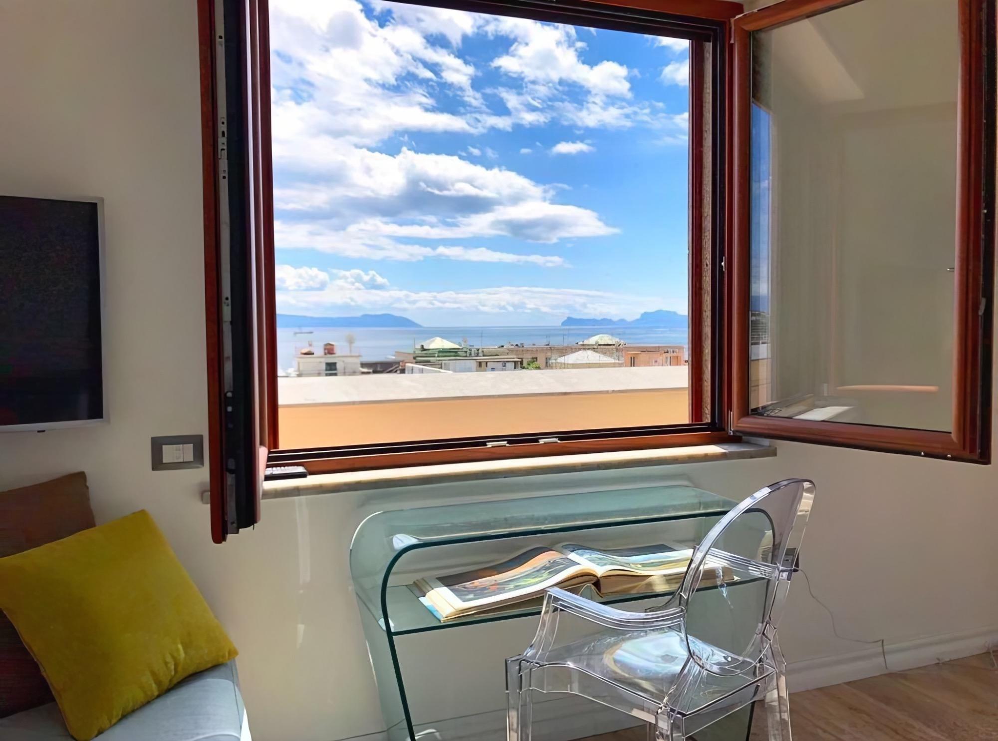 vista da suite con terrazza vista mare