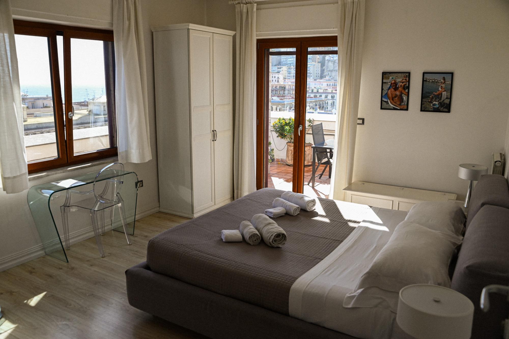 suite con terrazza vista mare