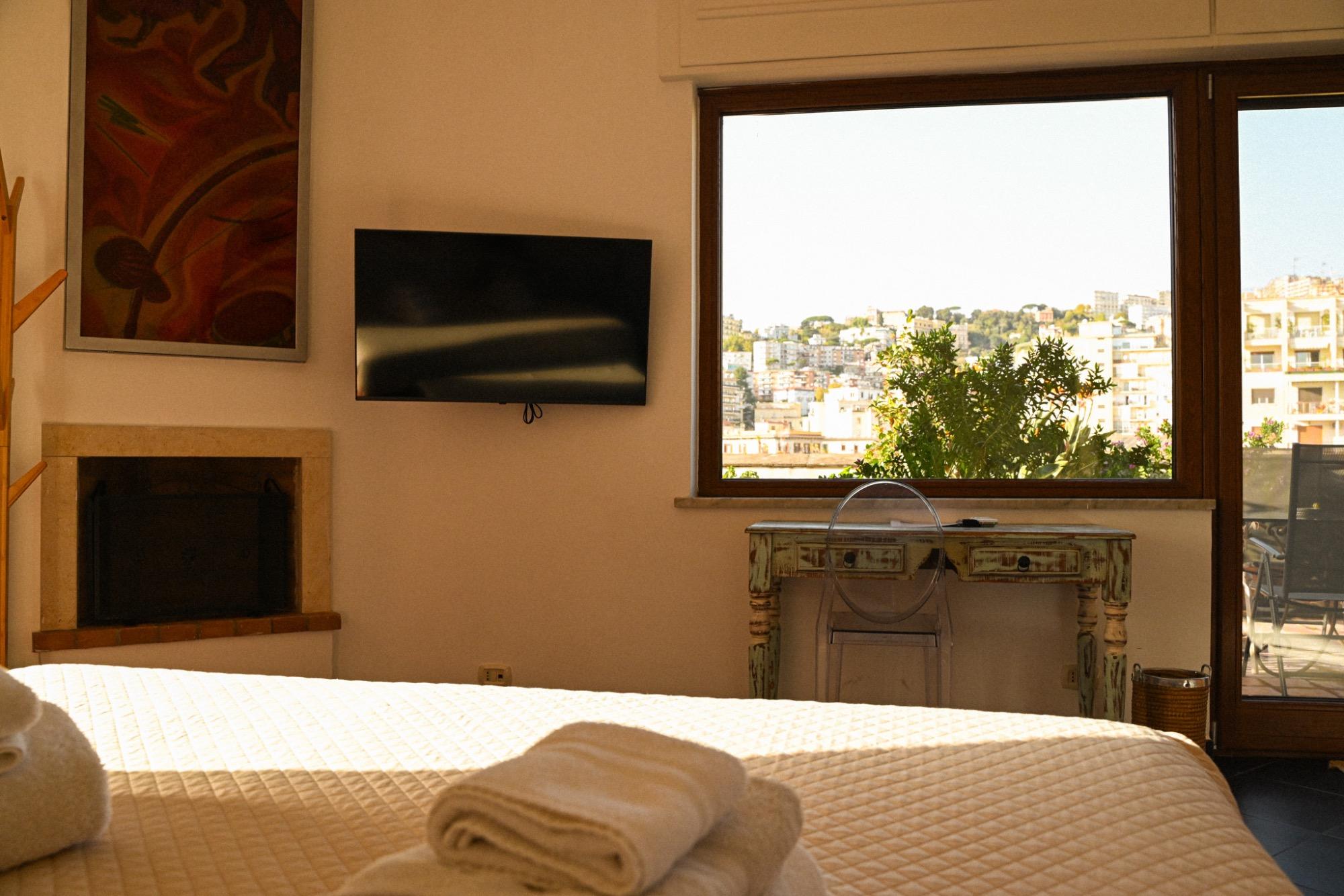 suite con accesso al terrazzo, panoramica