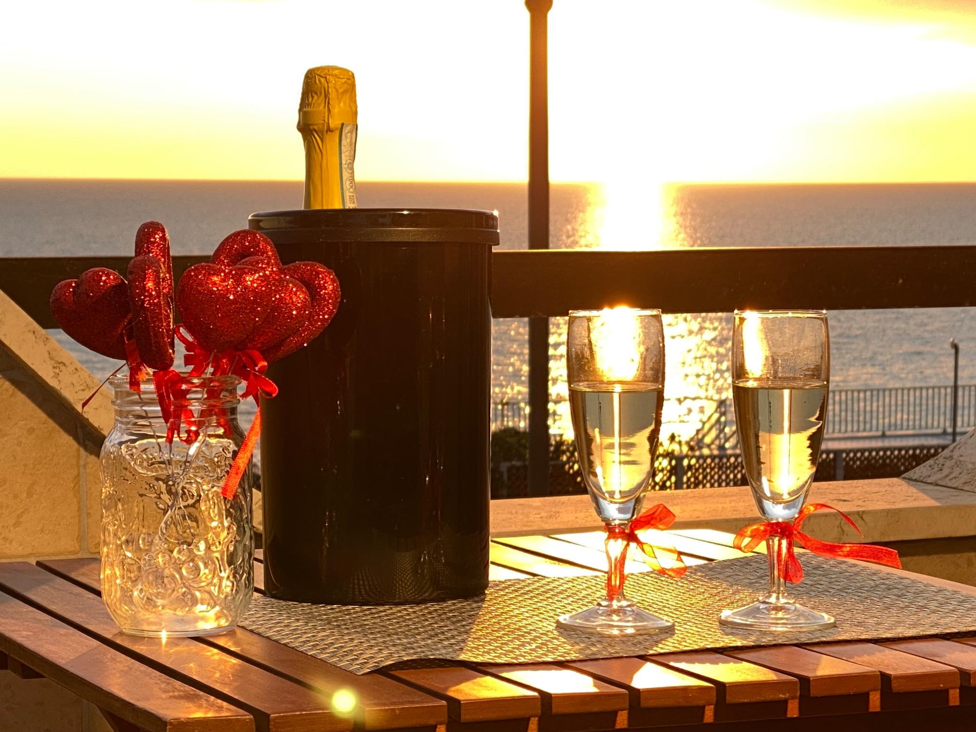 terrazza vista mare - tramonto