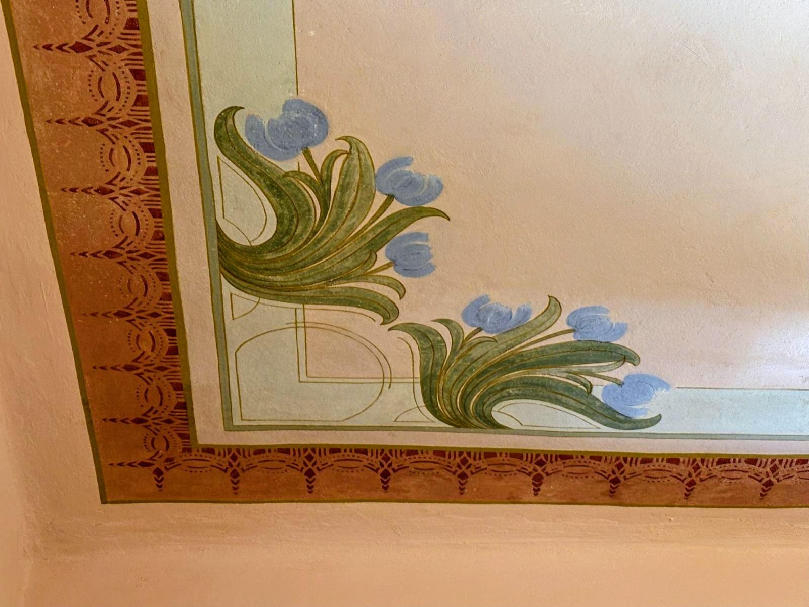 Affreschi restaurati scoperti casualmente durante i lavori di recupero