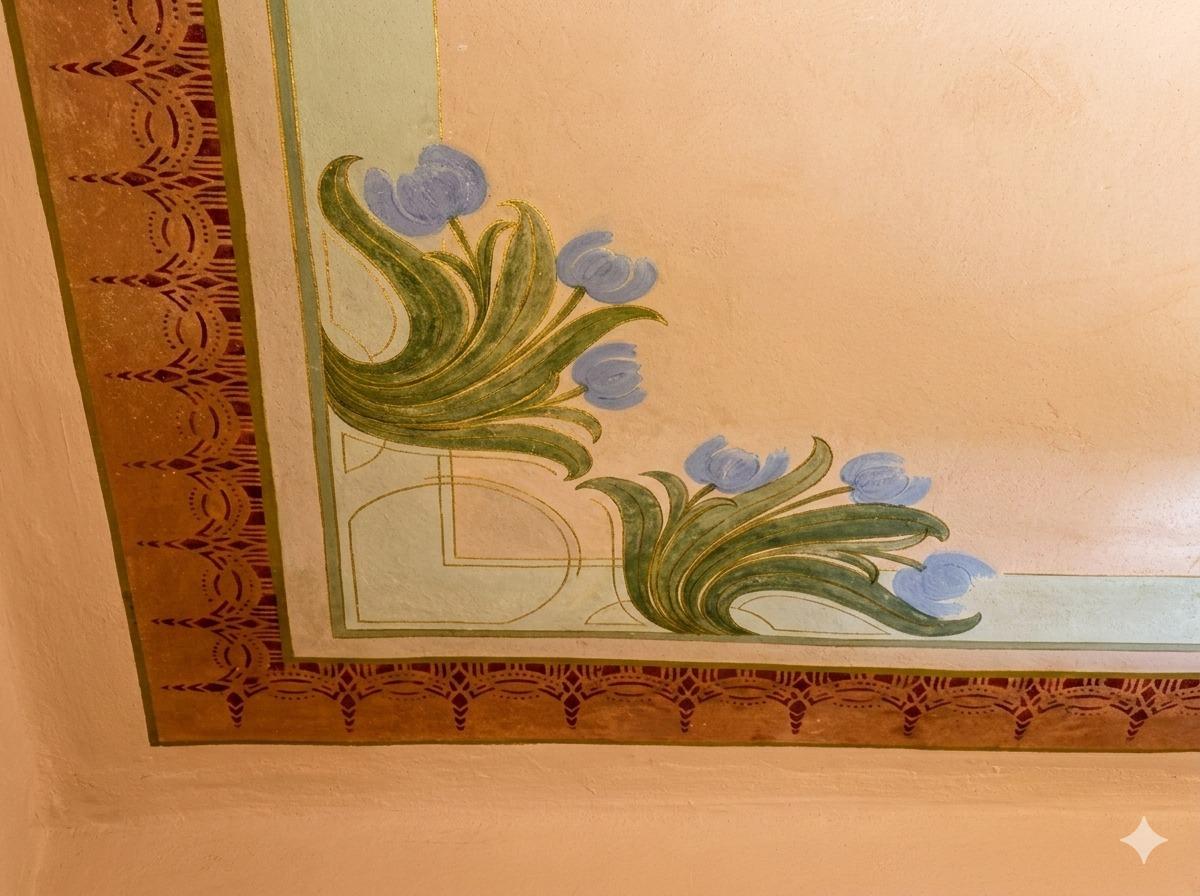 Affreschi restaurati scoperti casualmente durante i lavori di recupero