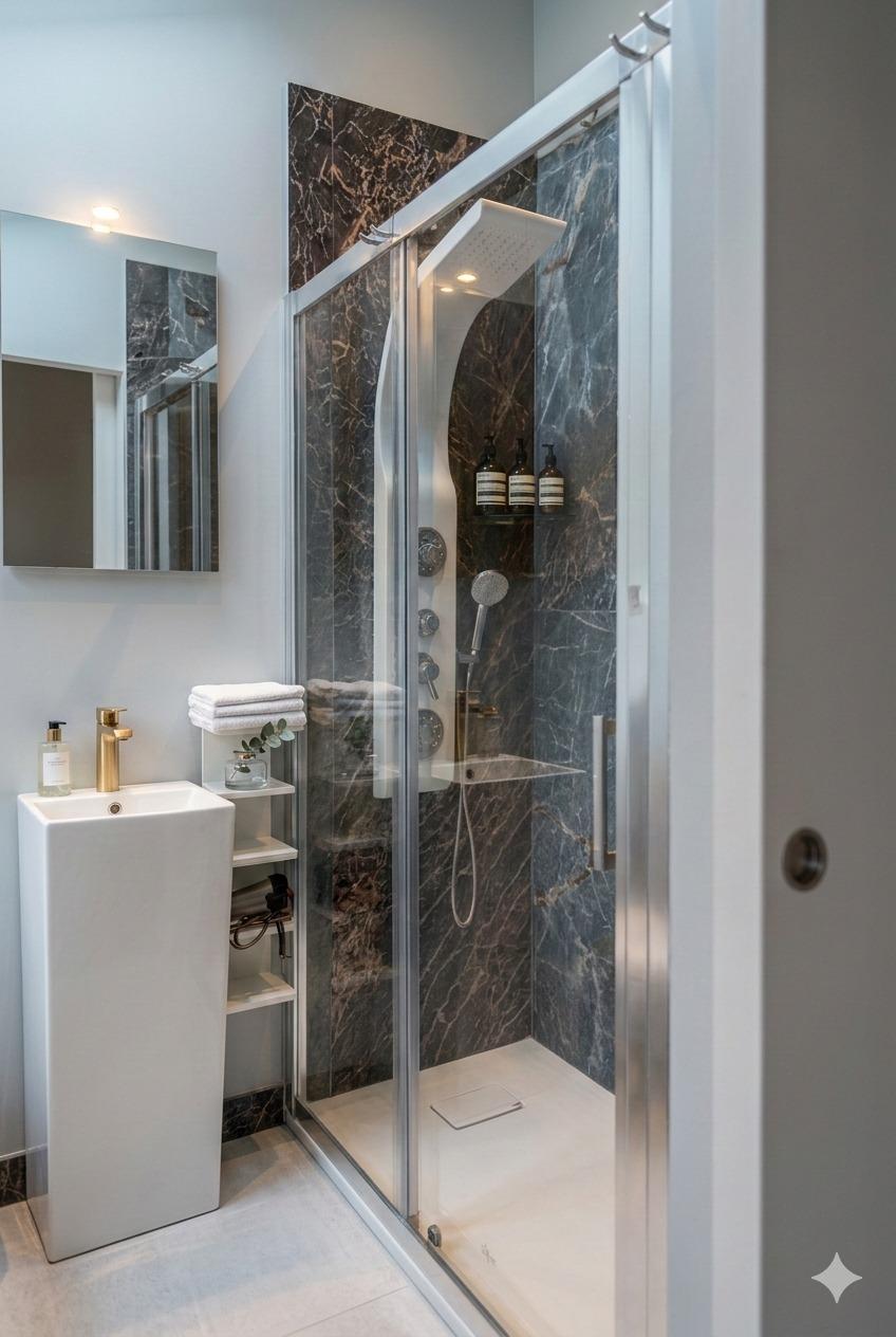 3 Bagni con docce idromassaggio