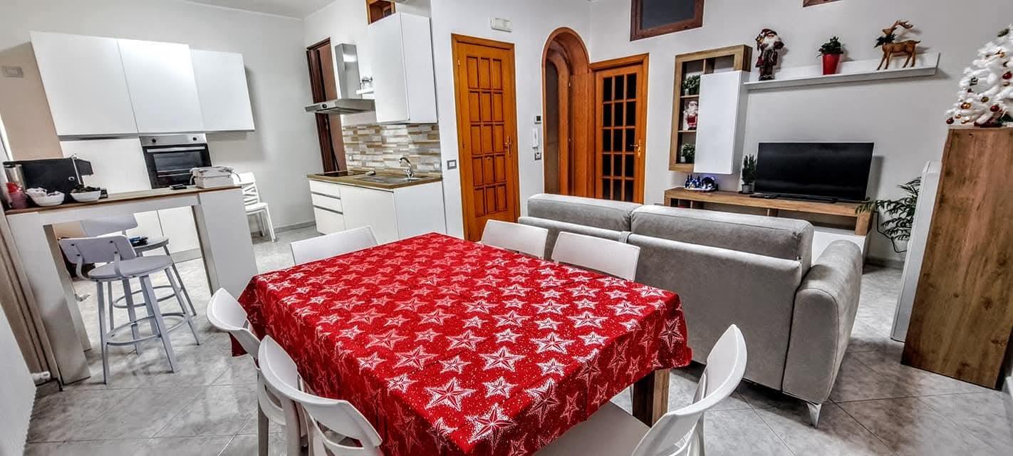 Open space salone e cucina