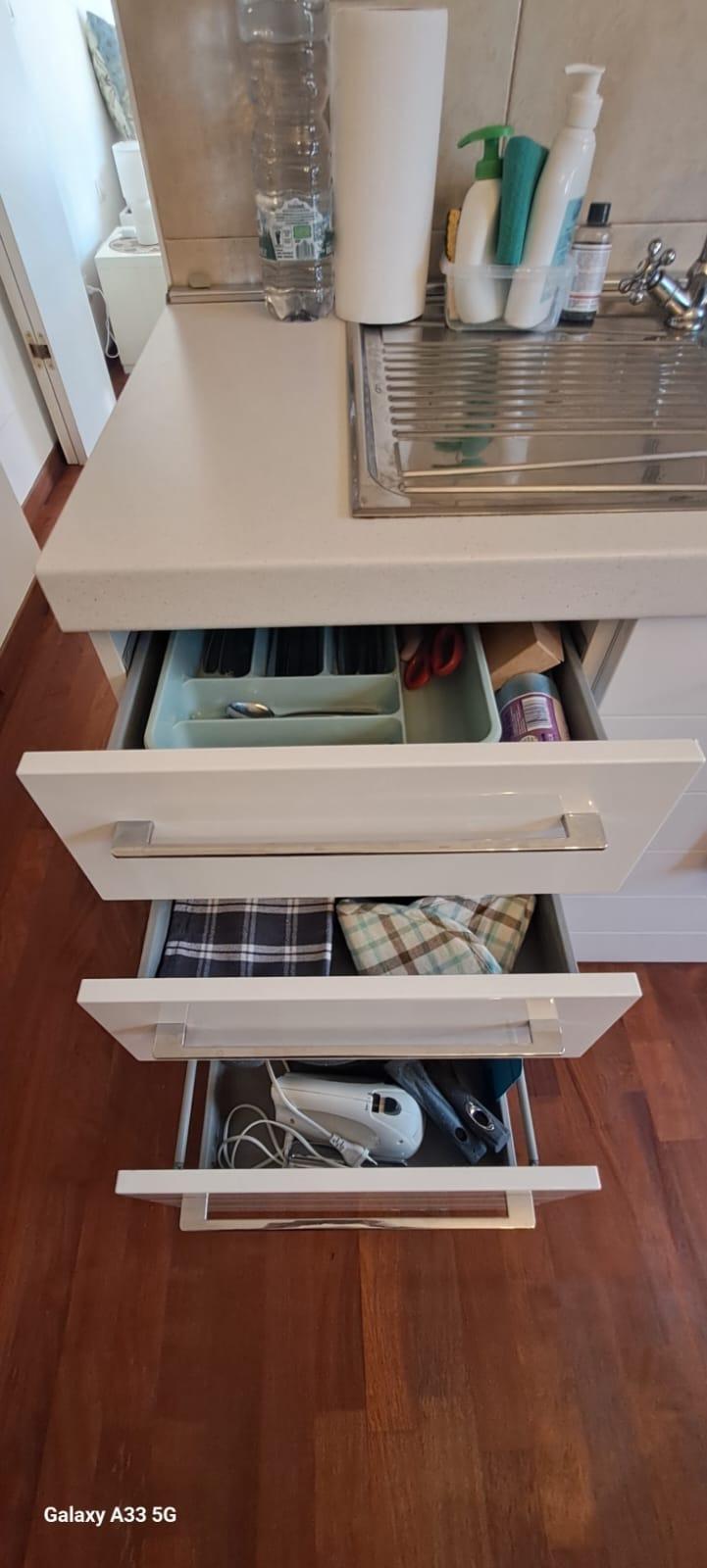 Cucina completa di tutto il necessario anche per periodi lunghi