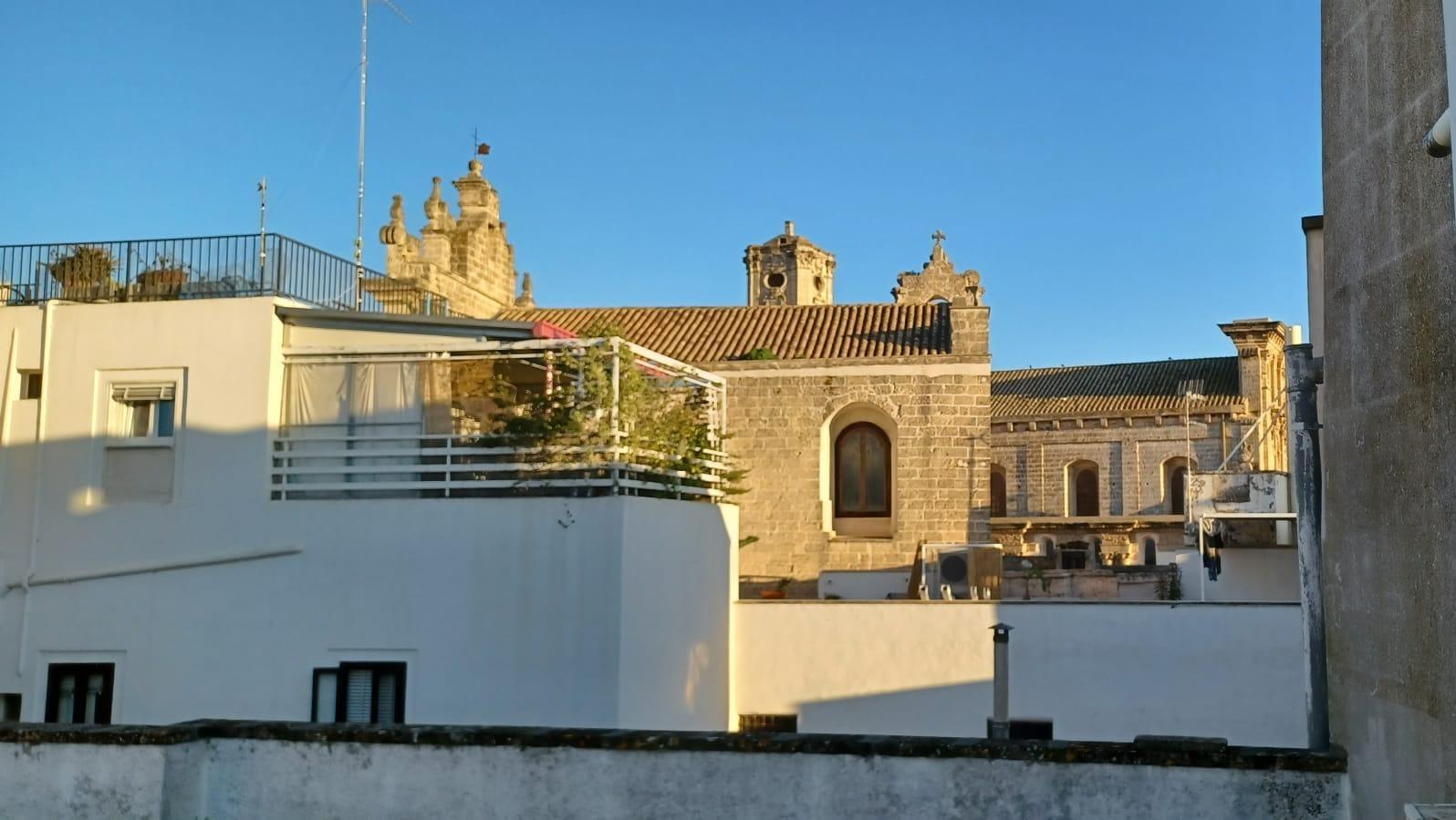 vista dei monumenti dal terrazzo