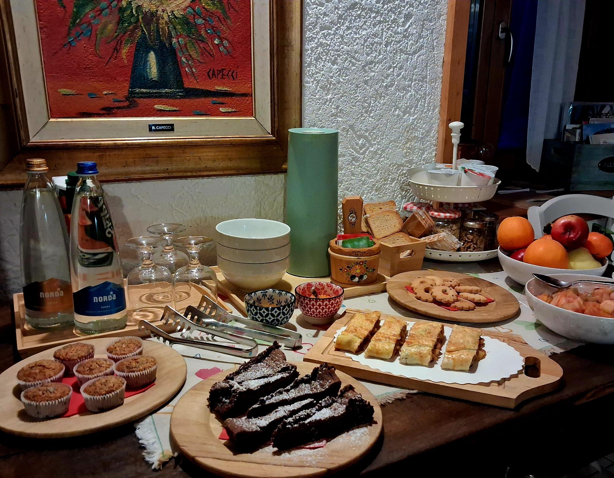 Angolo della colazione nella sala dedicata.