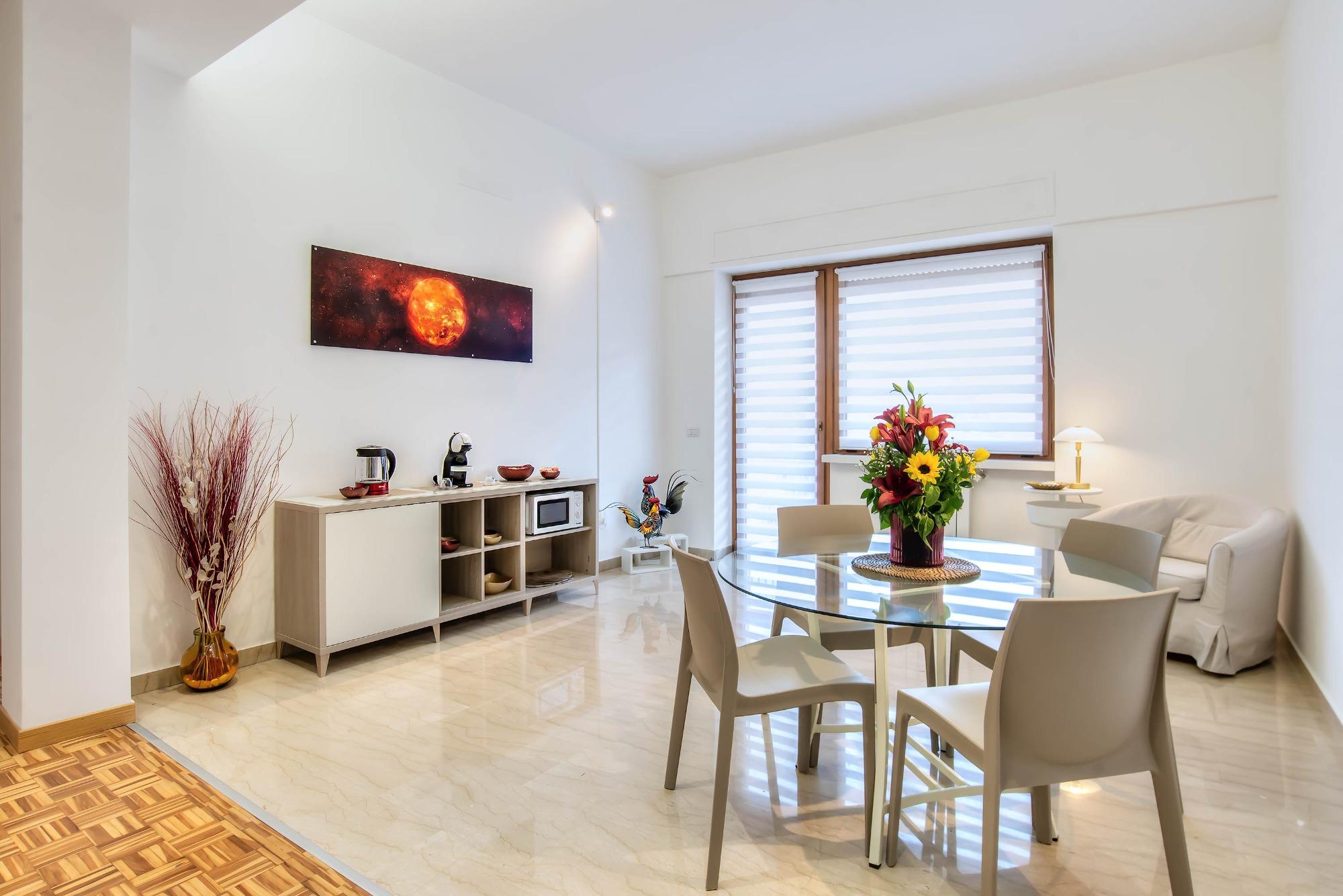 Spazi in condivisione tra le due camere private