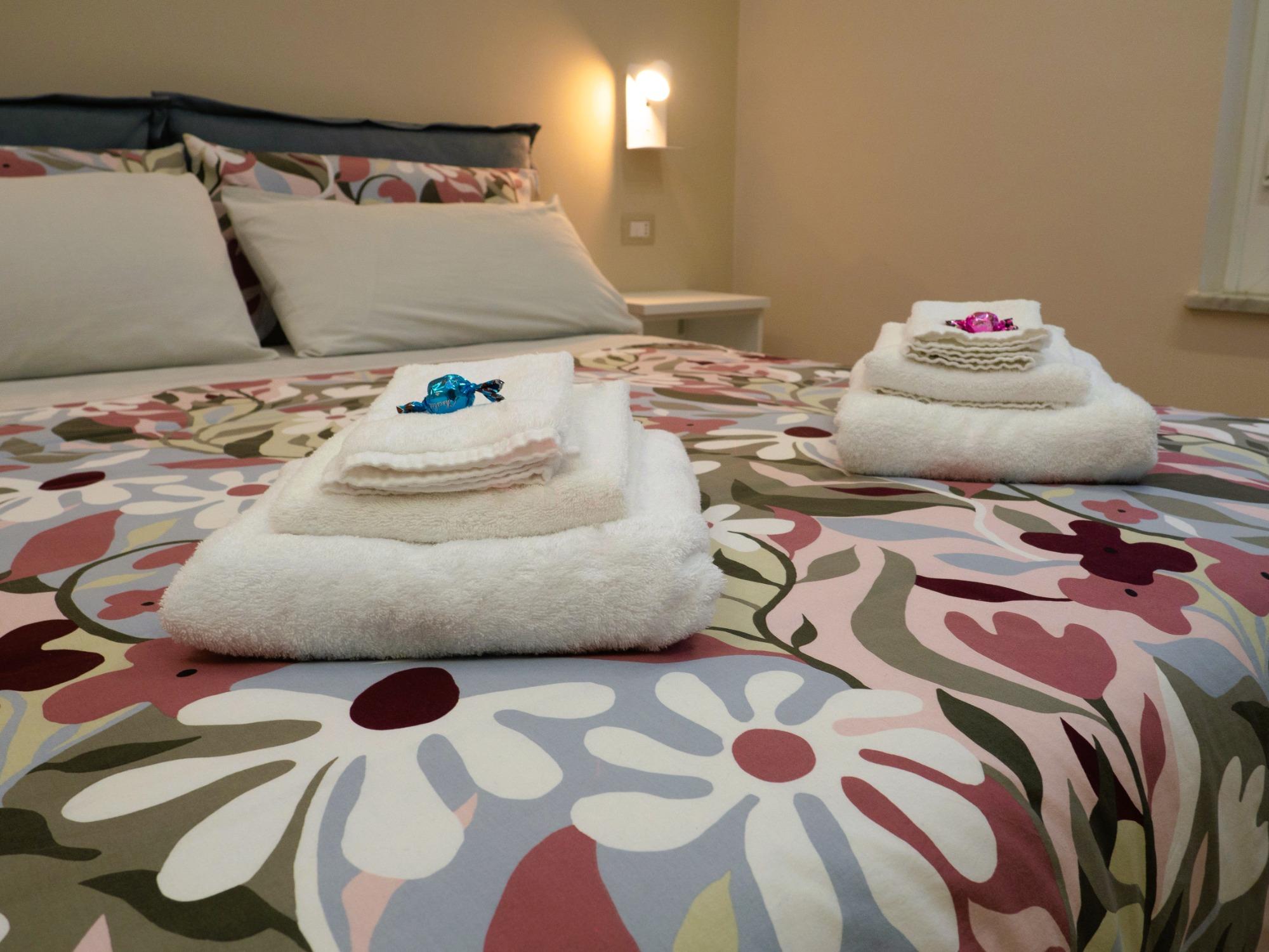 Towels detail in Viaggio room