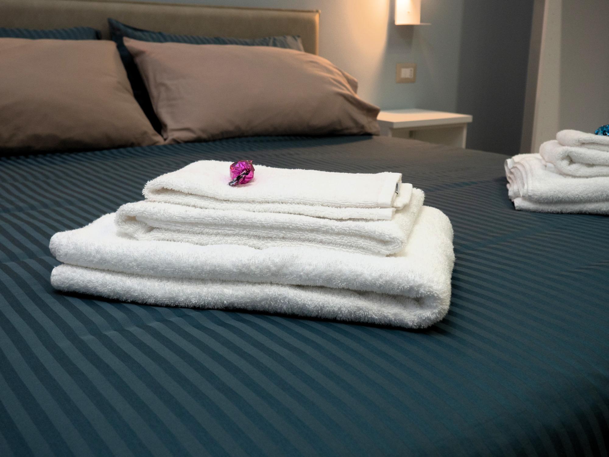 Towels detail in Sogno room