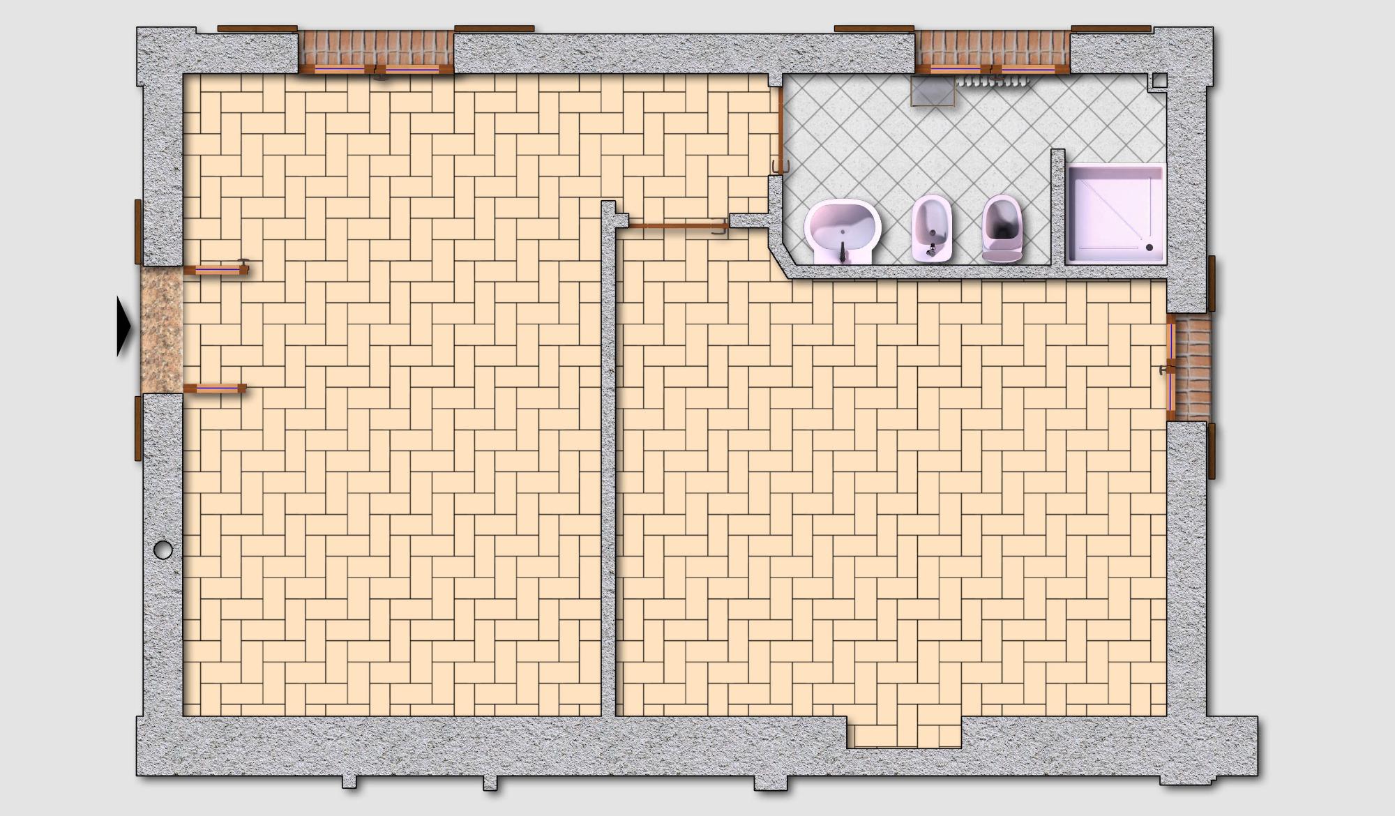 mappa bilocale melissa