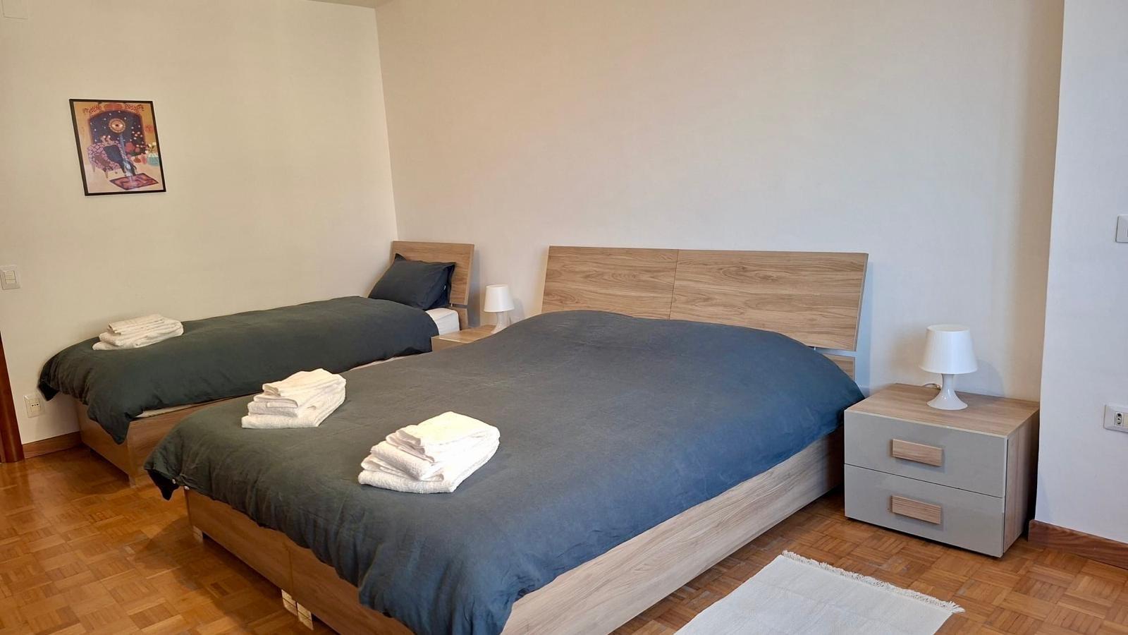 Camera da letto con 3 letti singoli o con 1 letto singolo + 1 matrimoniale