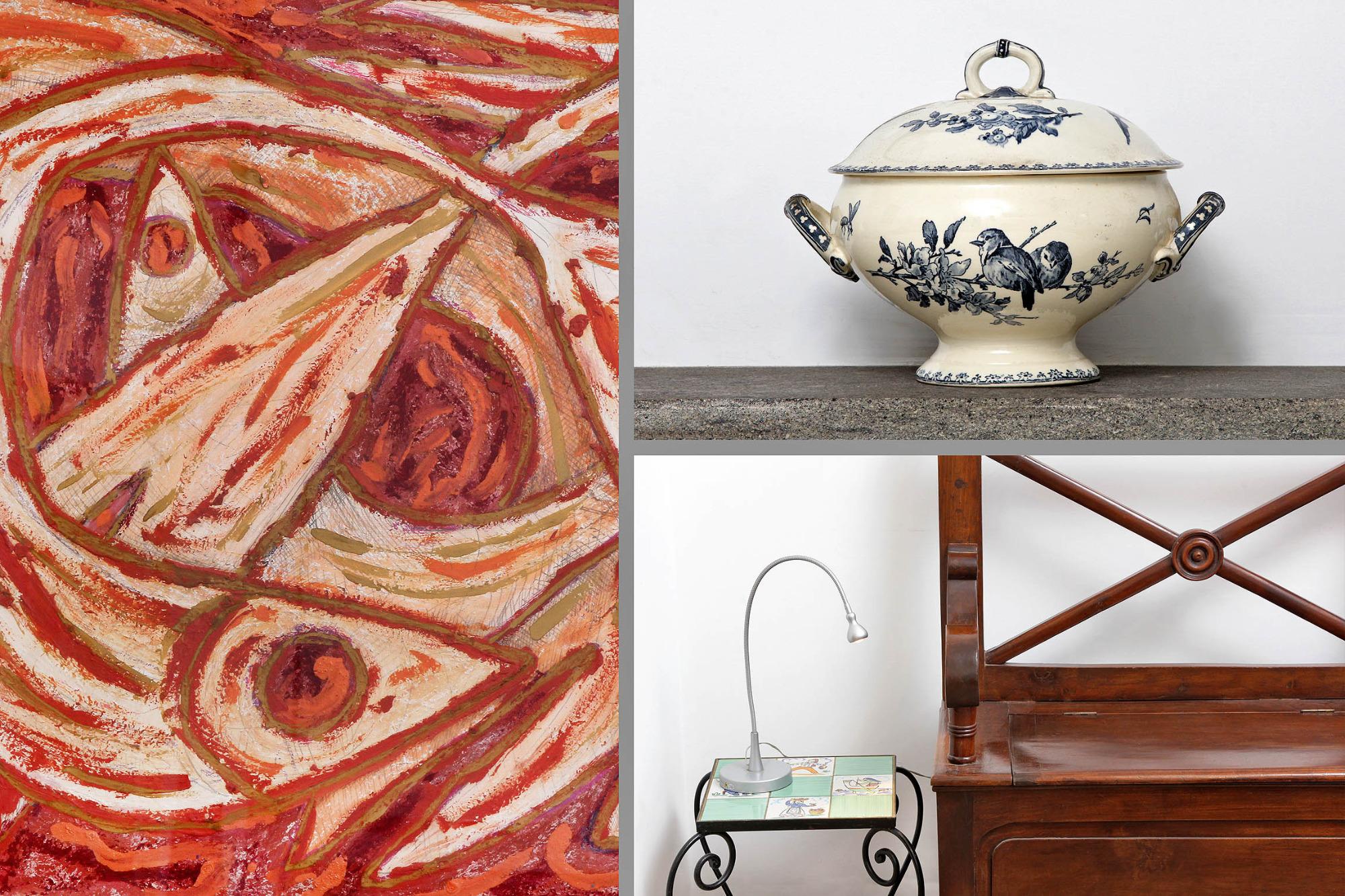 Particolare, zuppiera di mia nonna