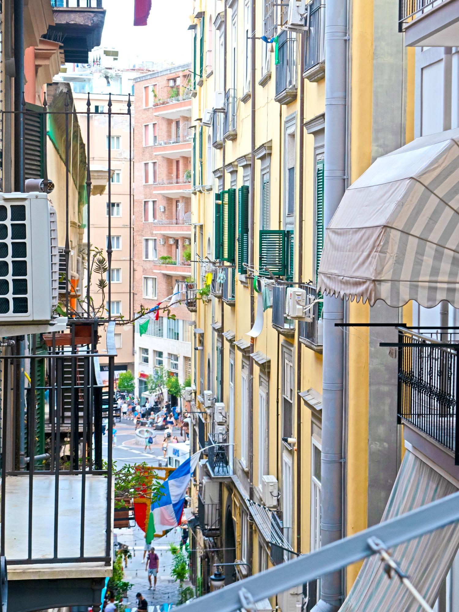 Vista dal balcone del salone
