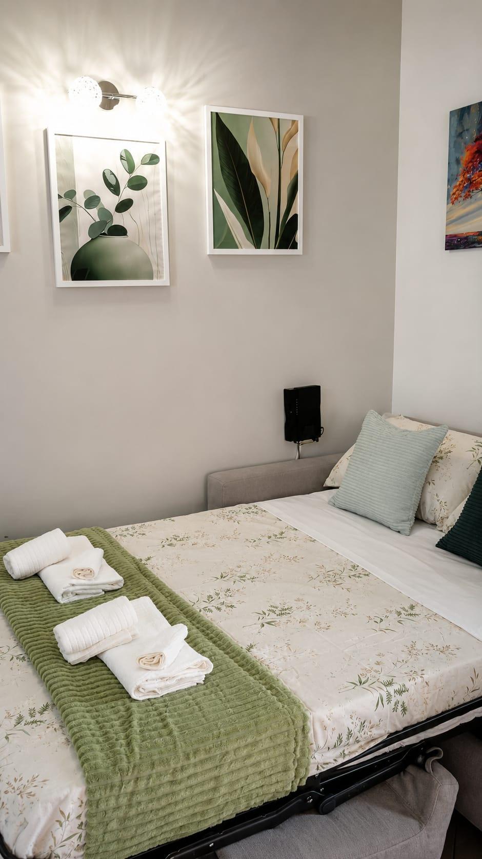 Divano letto in salone