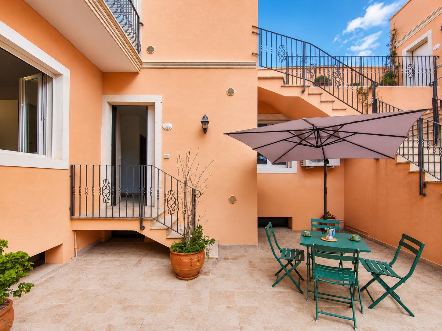 Patio di uno dei nostri appartamenti
