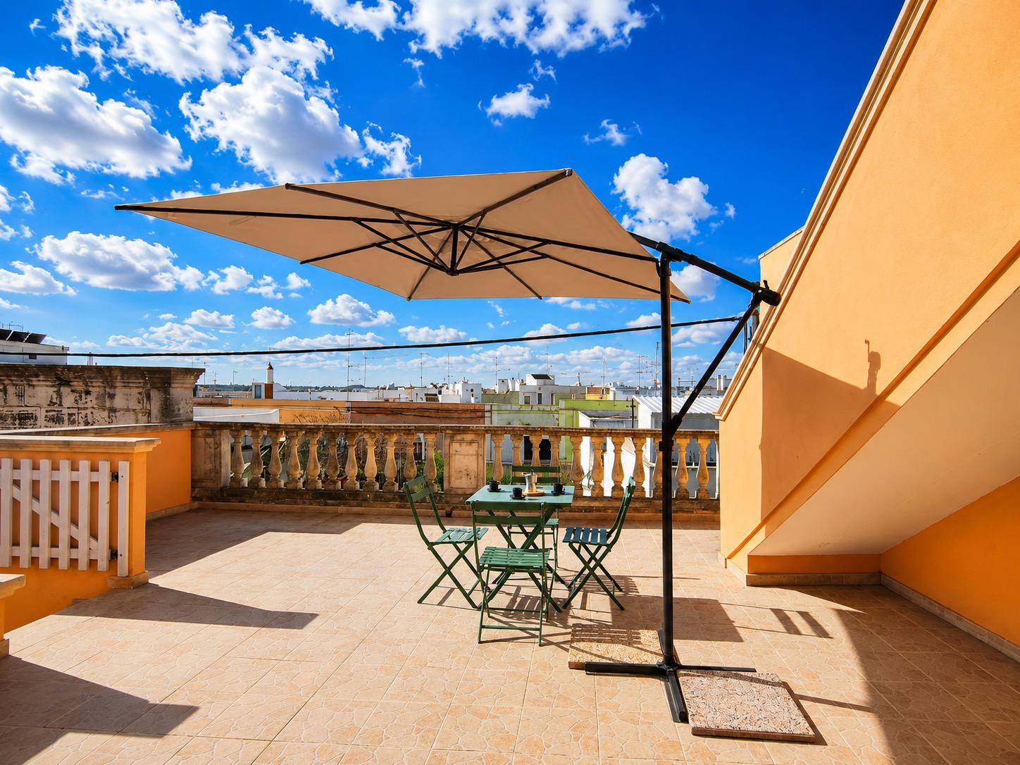 Il terrazzo dell'appartamento Bouganvillae