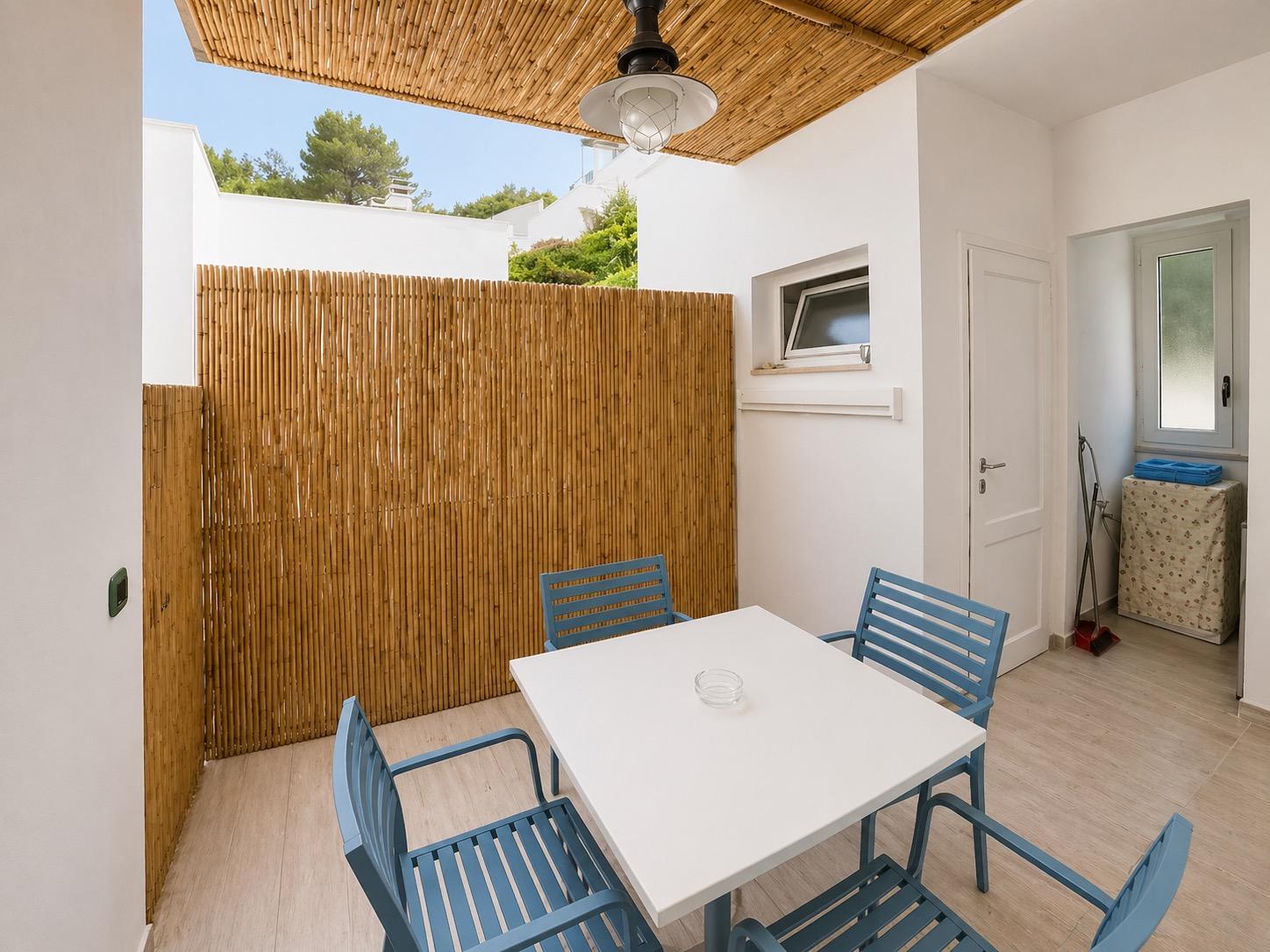Il patio di una delle nostre camere