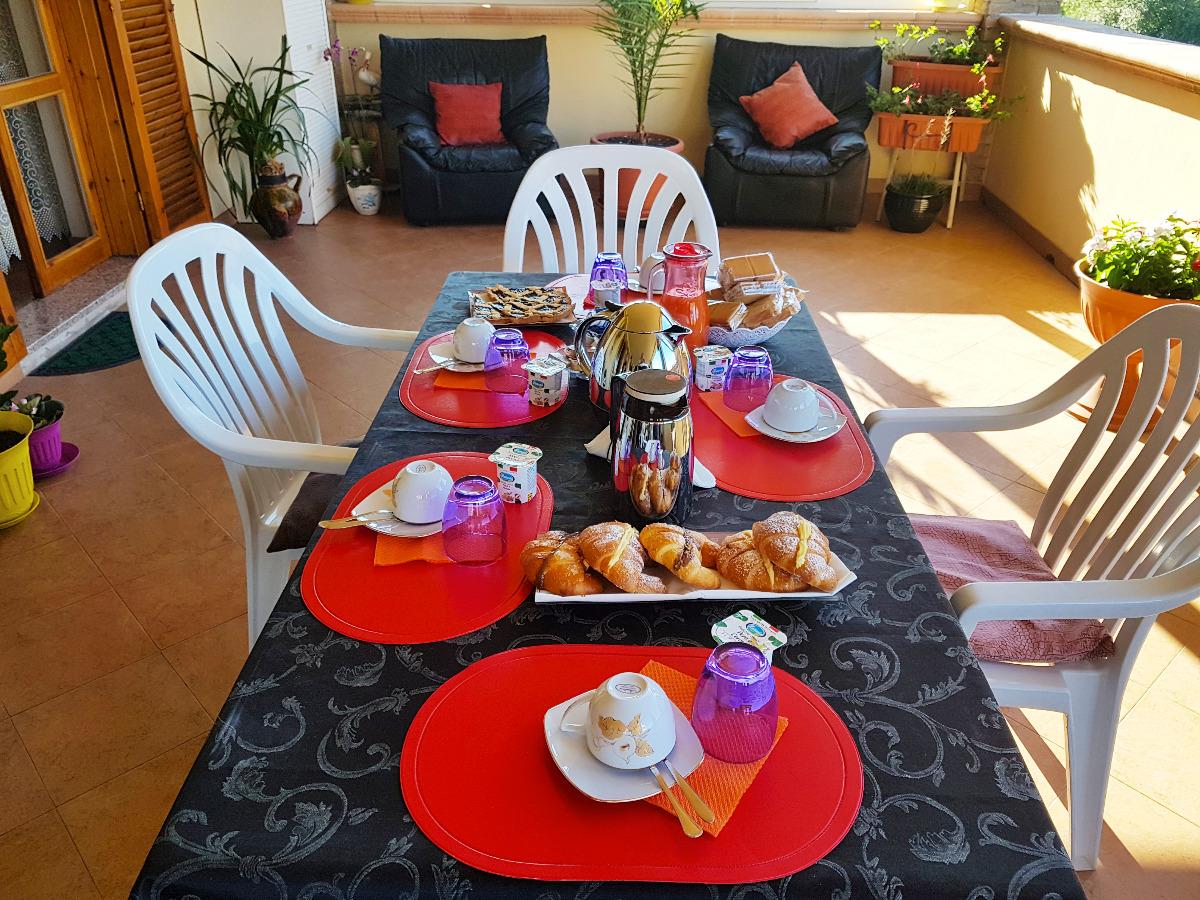 La colazione di B&B IL TERRAZZO