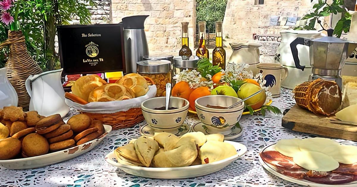 La colazione di RIPOSO DEL VENTO TRULLI E B&B