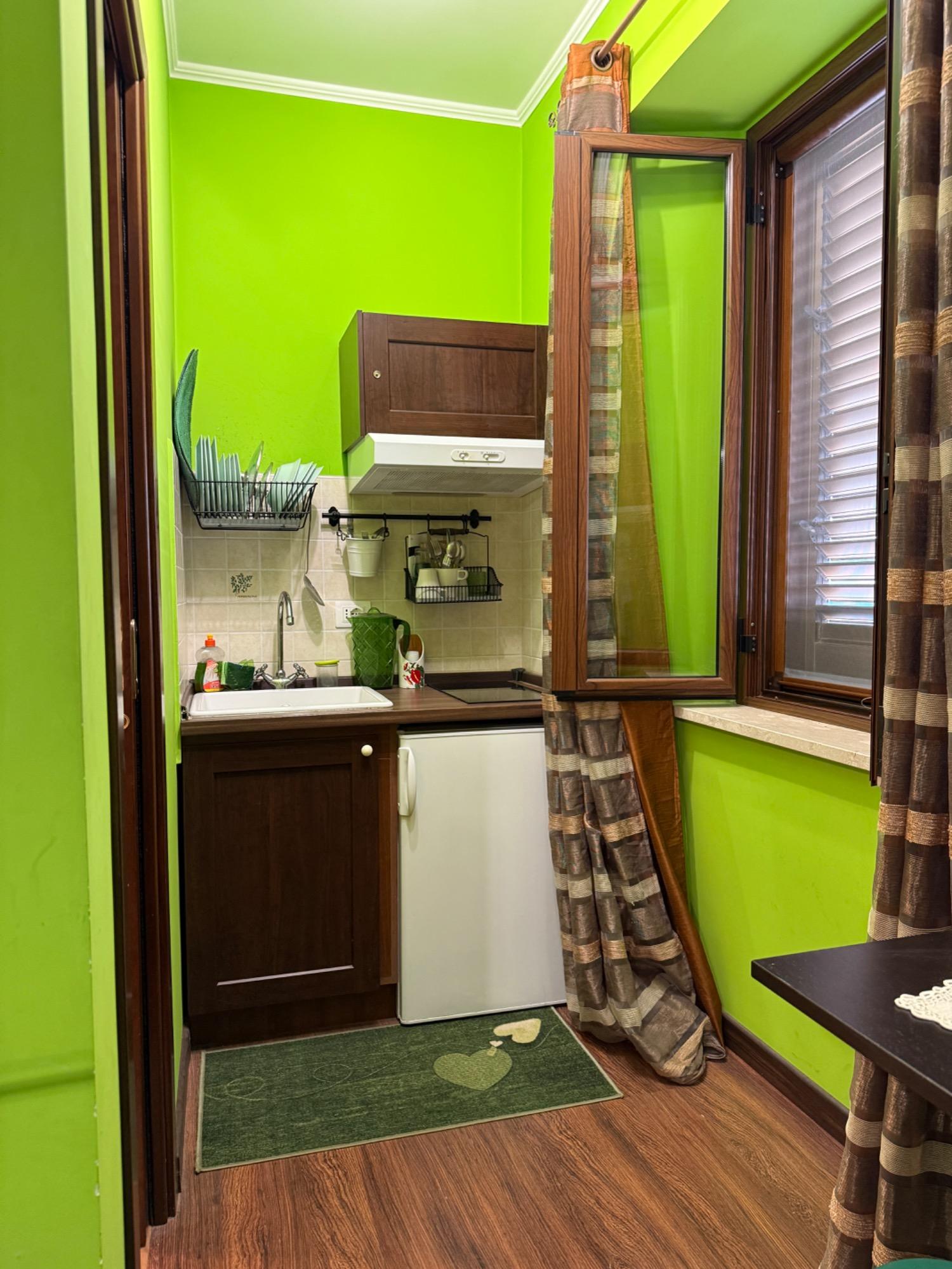 Angola cottura camera verde