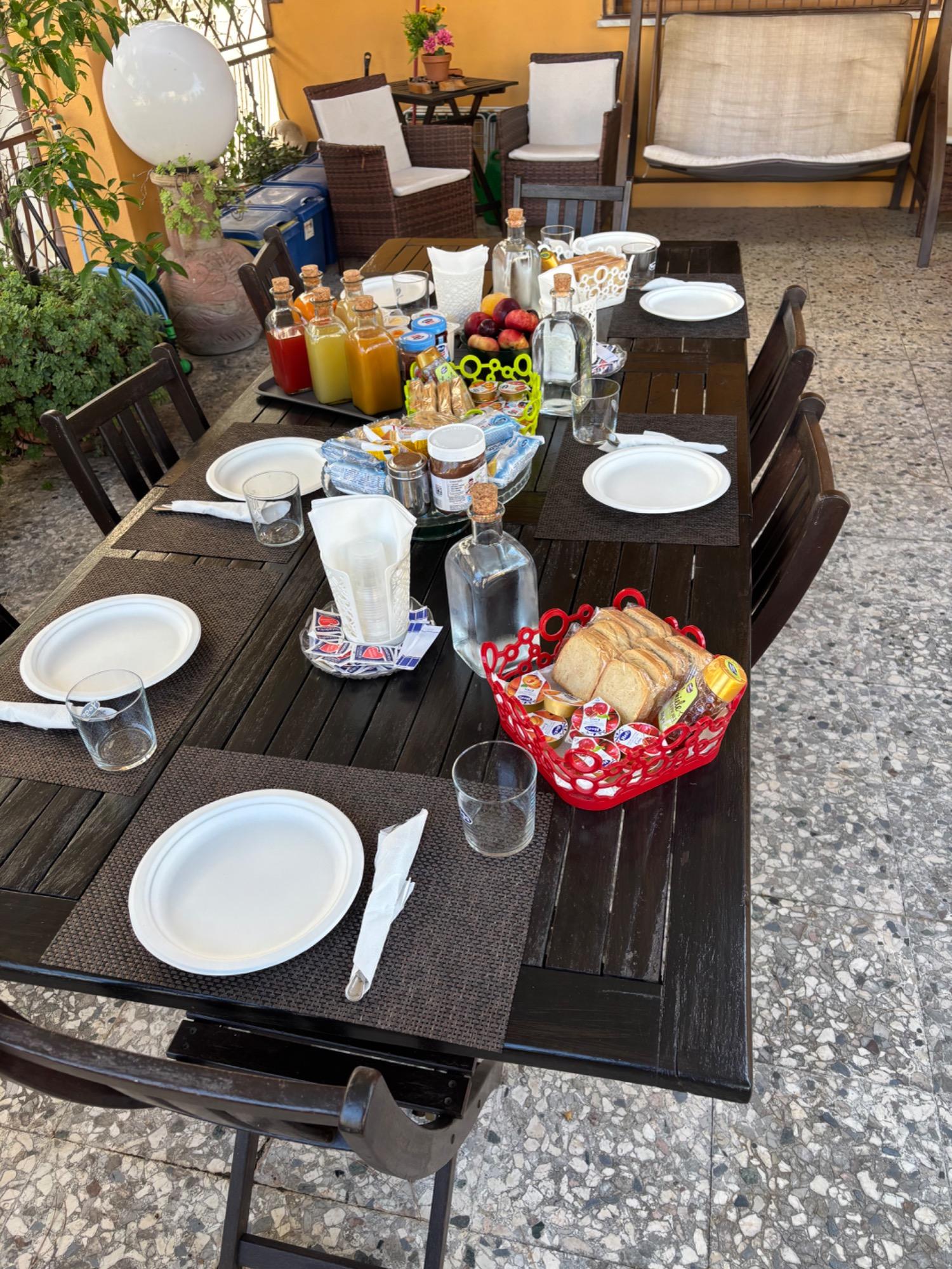 Colazione in terrazza