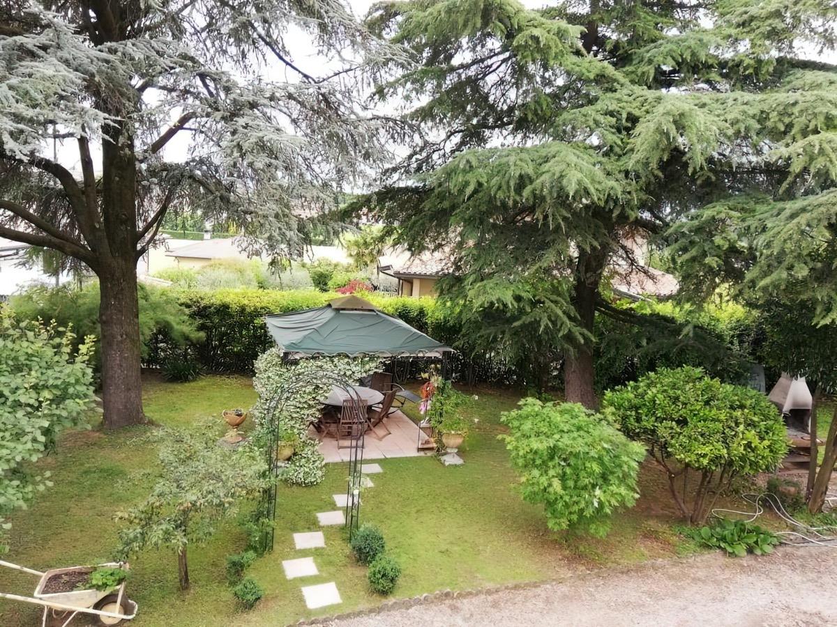 Giardino sul lato ovest e gazebo