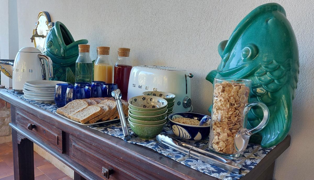 La colazione di VILLA FLAVIA ECO B&B