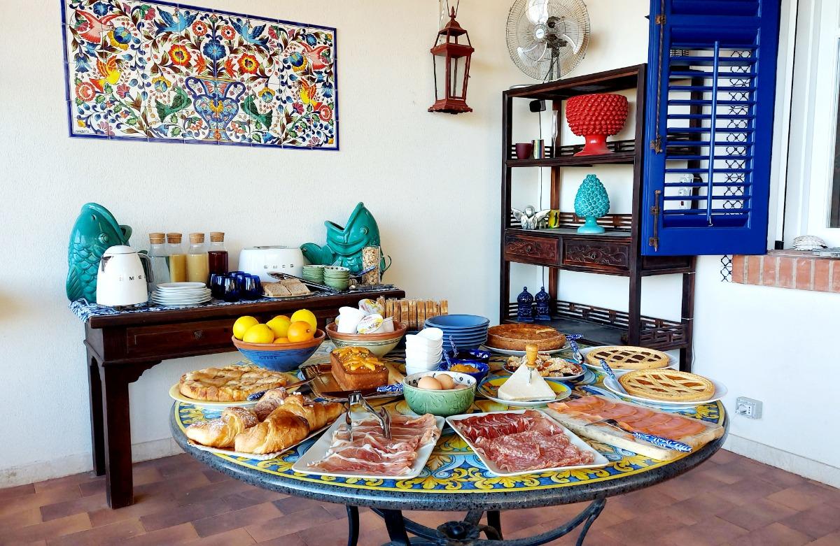 La colazione di VILLA FLAVIA ECO B&B