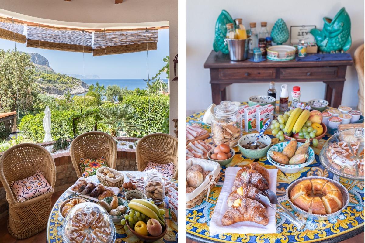 La colazione di VILLA FLAVIA ECO B&B