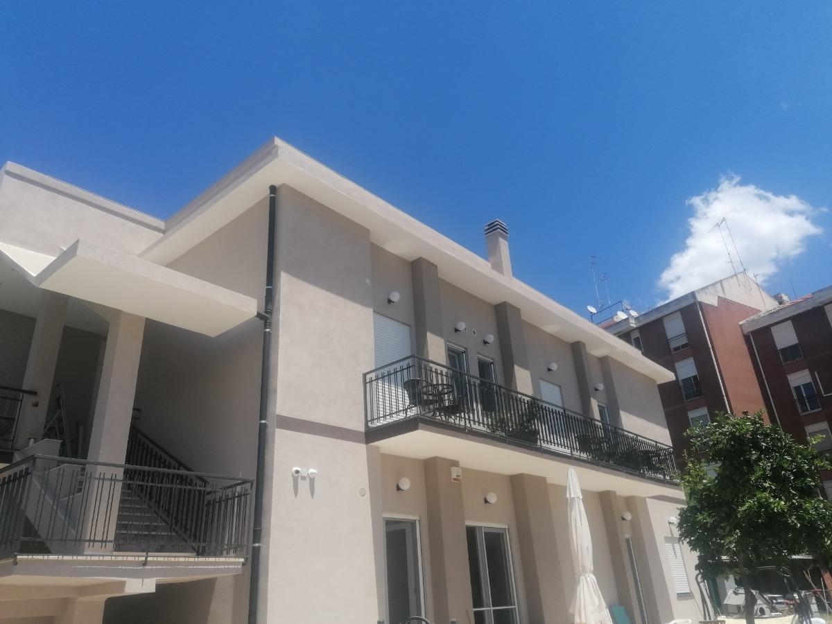 Prospetto esterno della villa