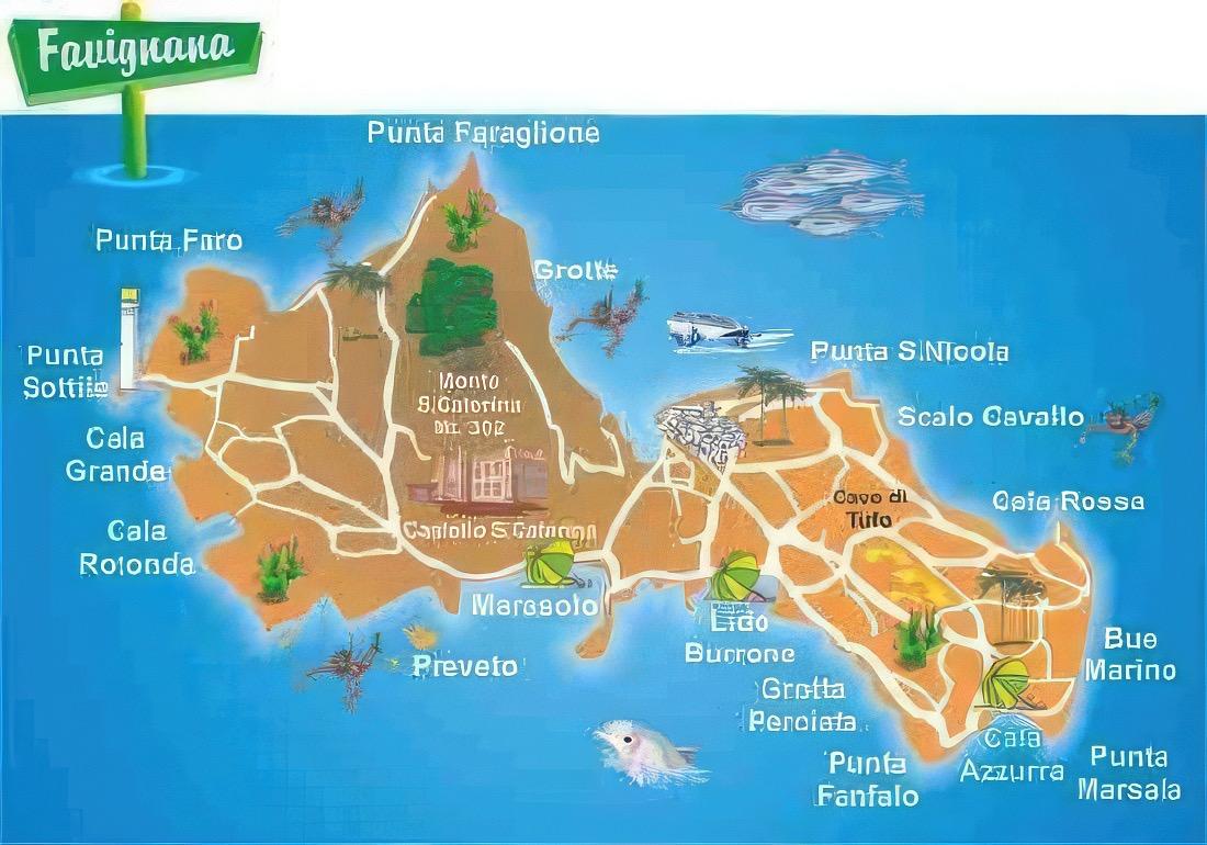 mappa Favignana