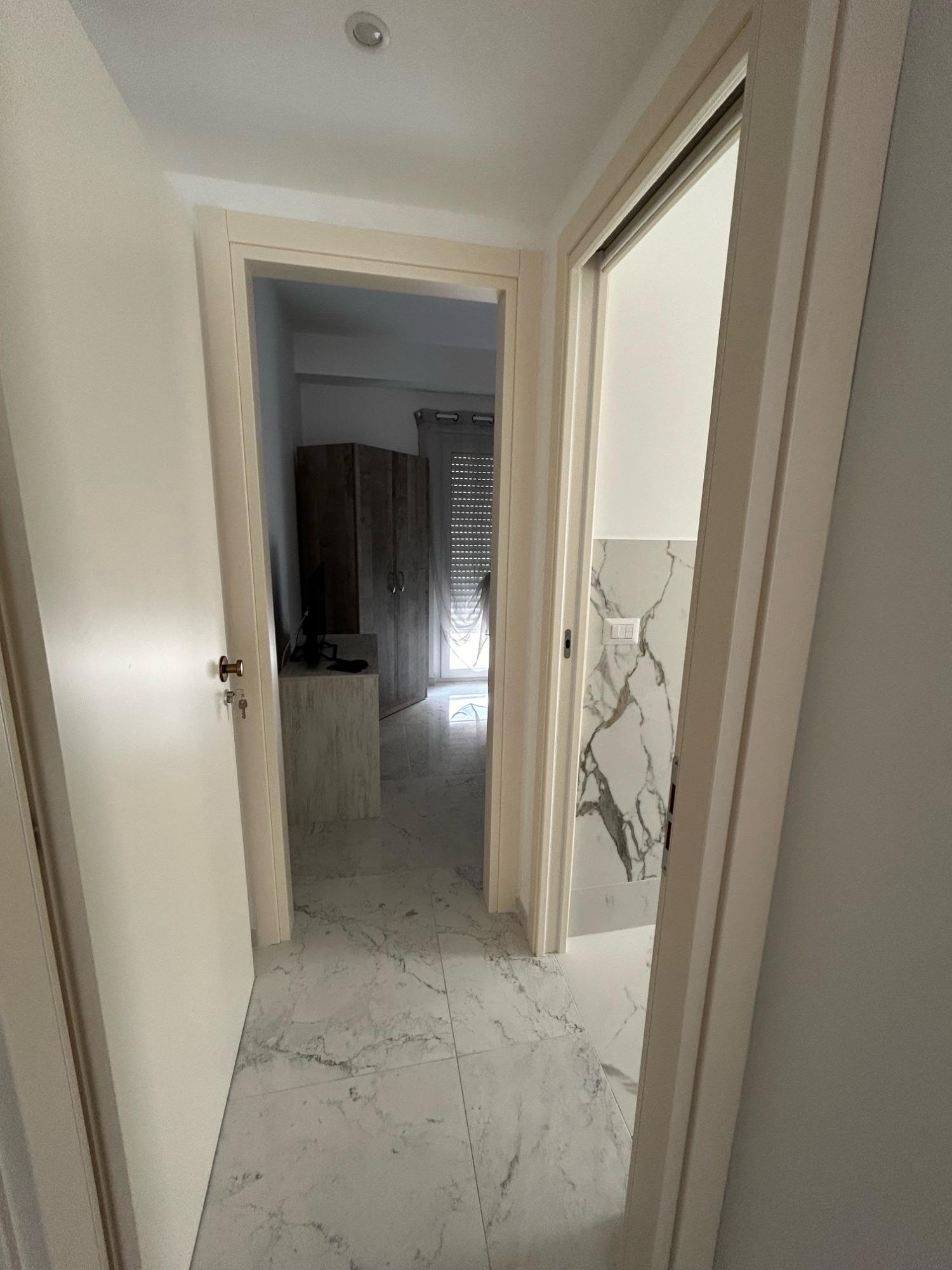 corridoio che separa le due camere