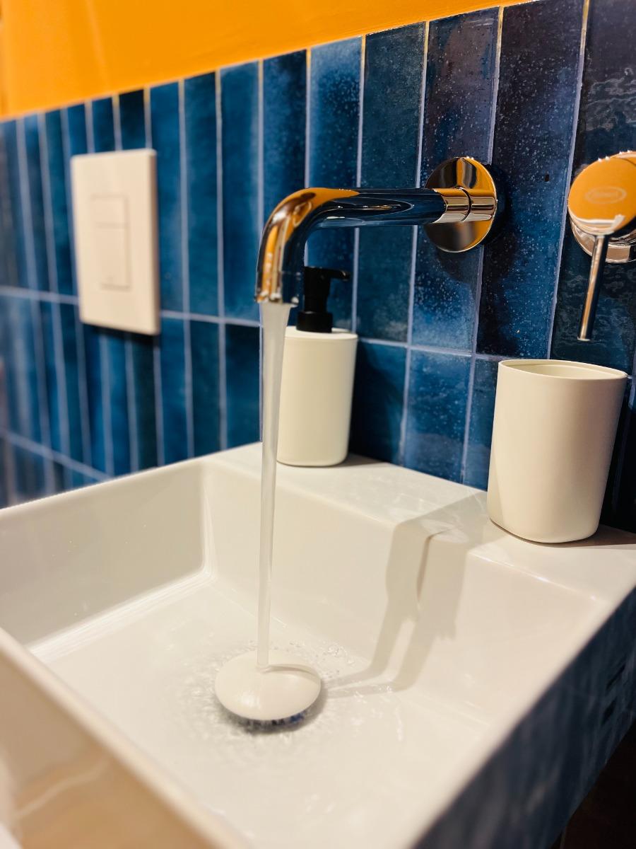 Particolare del lavandino