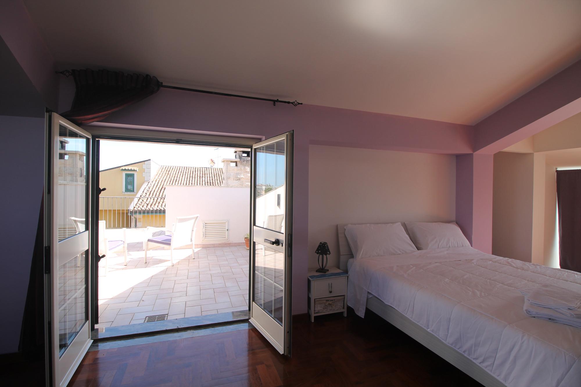 loft mansarda, terrazzo esterno