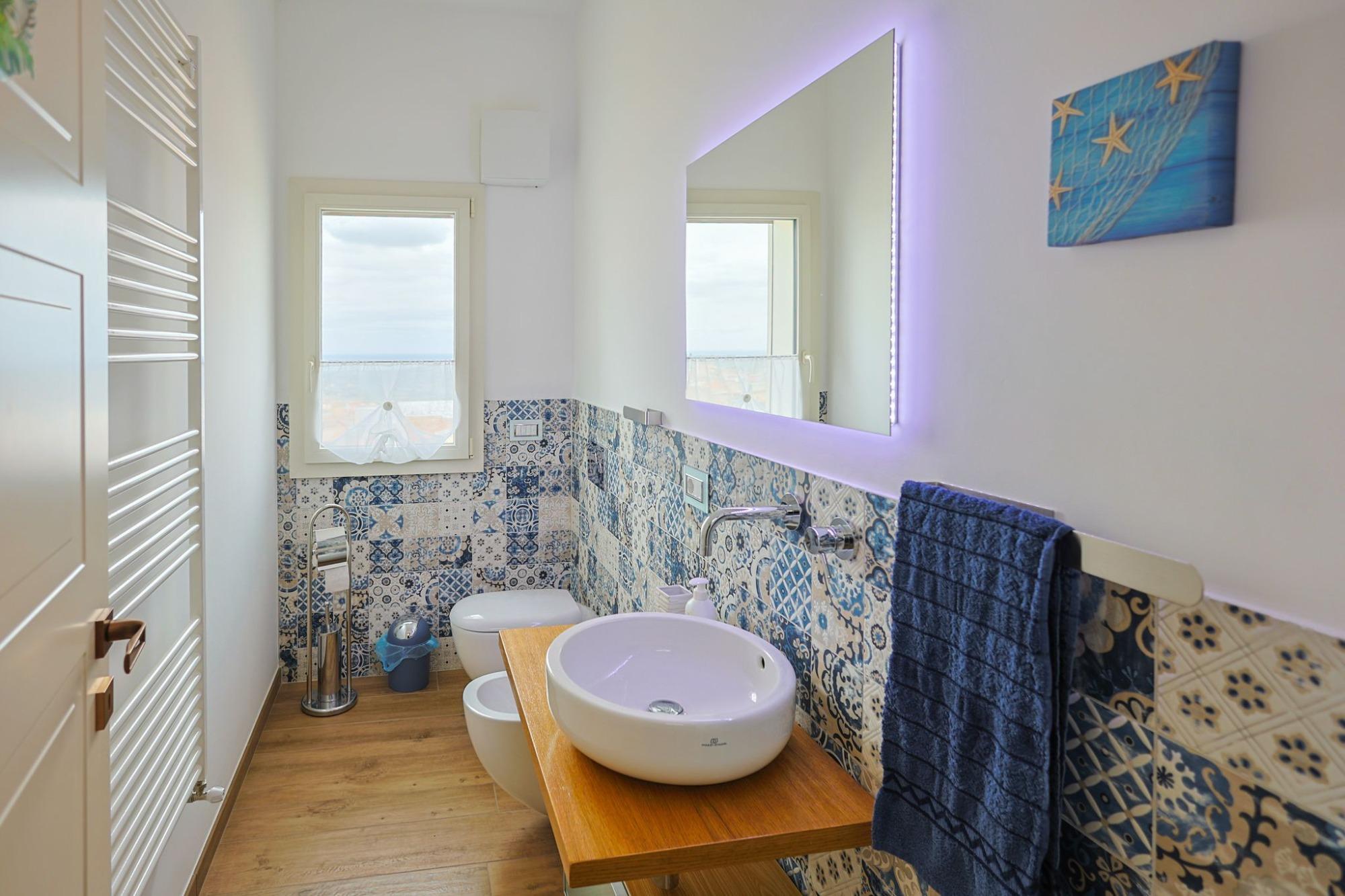 Bagno vista mare.