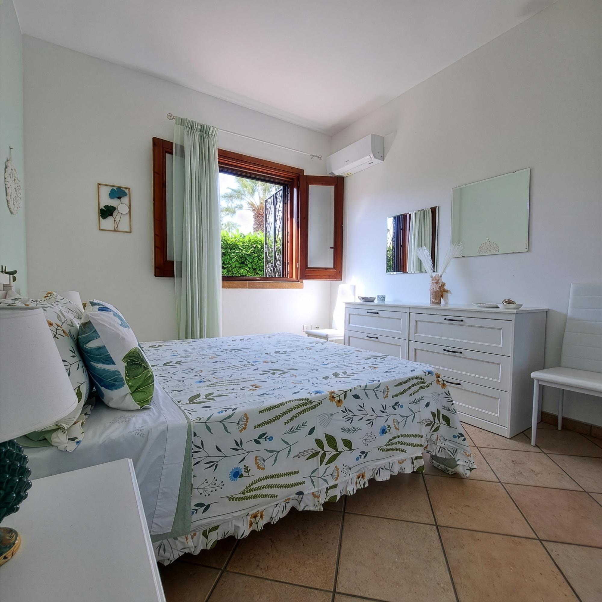 Vista panoramica camera da letto padronale
